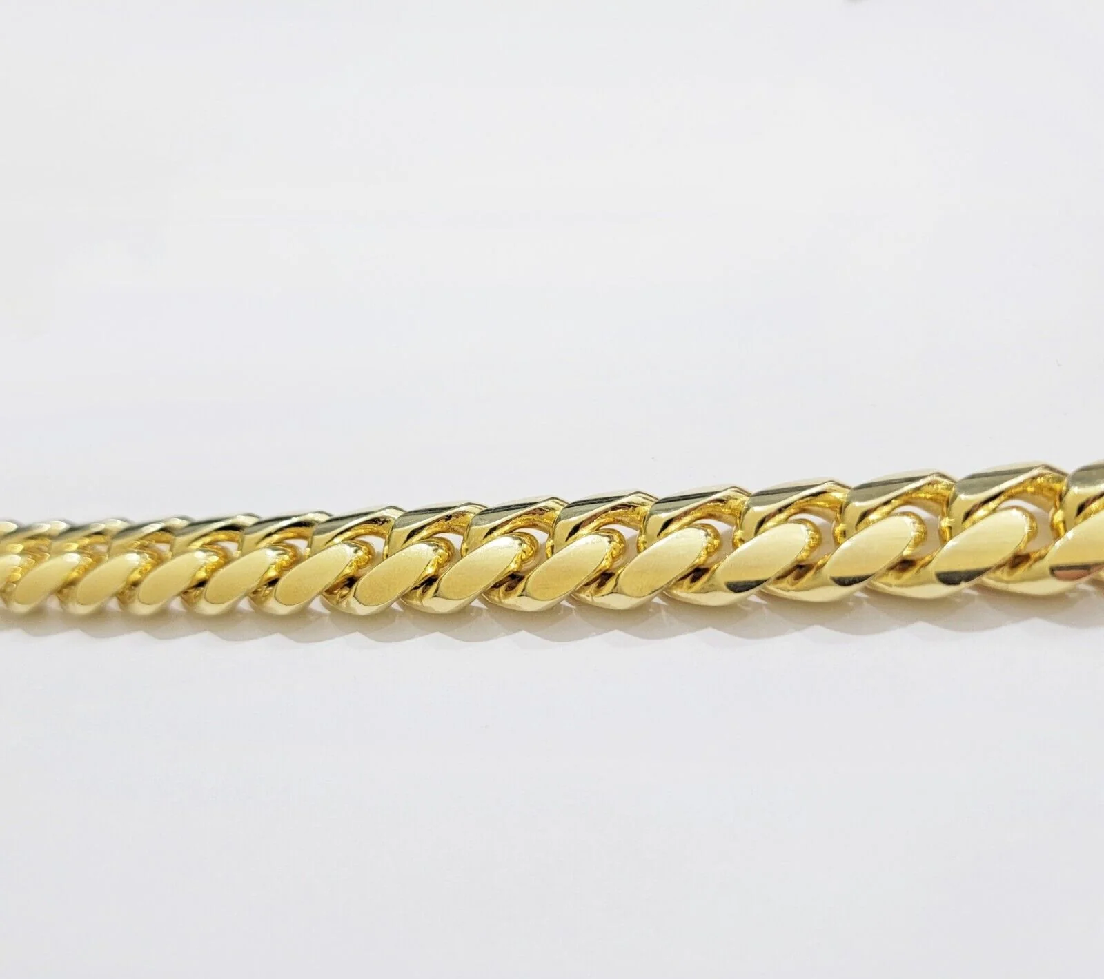 14k Yellow Gold Bracelet 7Inch Solid 10mm Miami Cuban Link Real 14kt SOLID HEAVY - Image 9