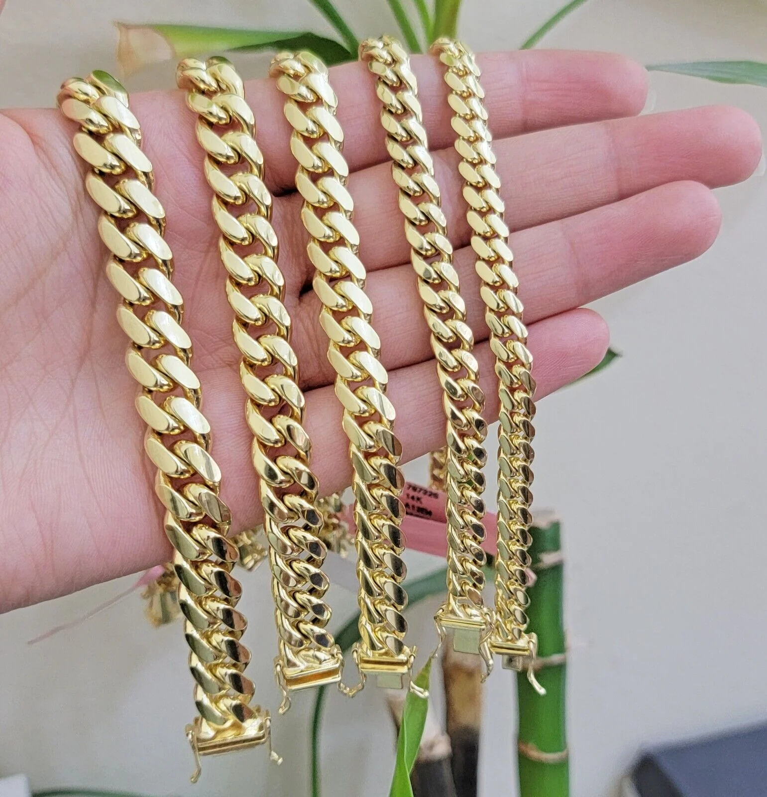 14k Yellow Gold Bracelet Miami Cuban Link 6mm -10 mm 7.5- 9 Inch REAL 14kt SOLID - Image 13