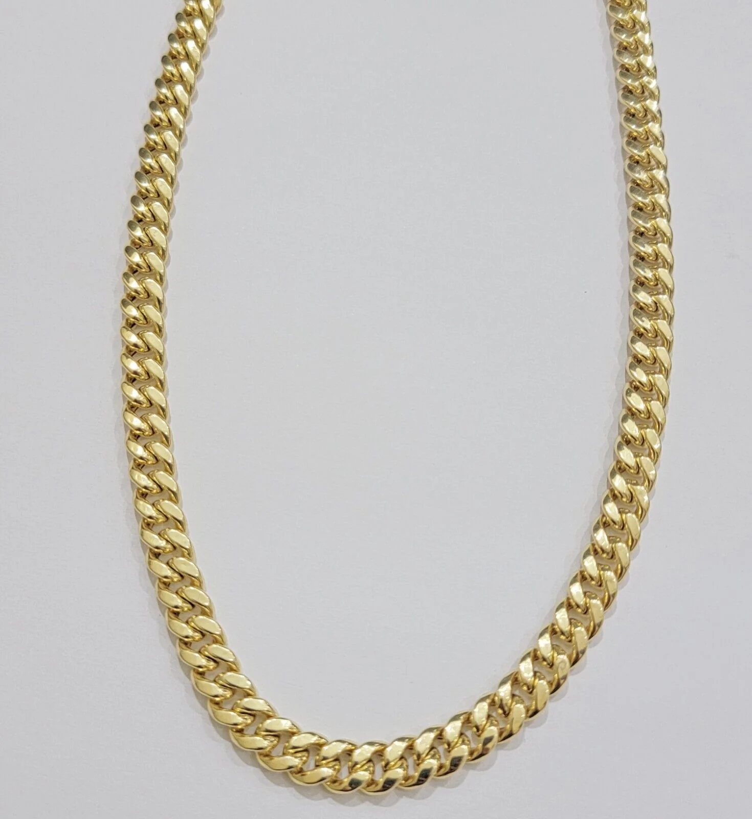 14k Yellow Gold Chain 20 Inch 8mm Miami Cuban Link  Men Women Necklace REAL 14KT - Image 6
