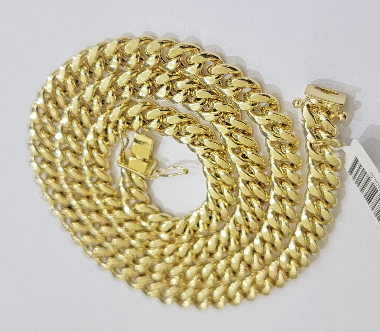 14k Yellow Gold Chain 22 Inch 8mm Miami Cuban Link Men Women Necklace REAL 14KT - Image 7