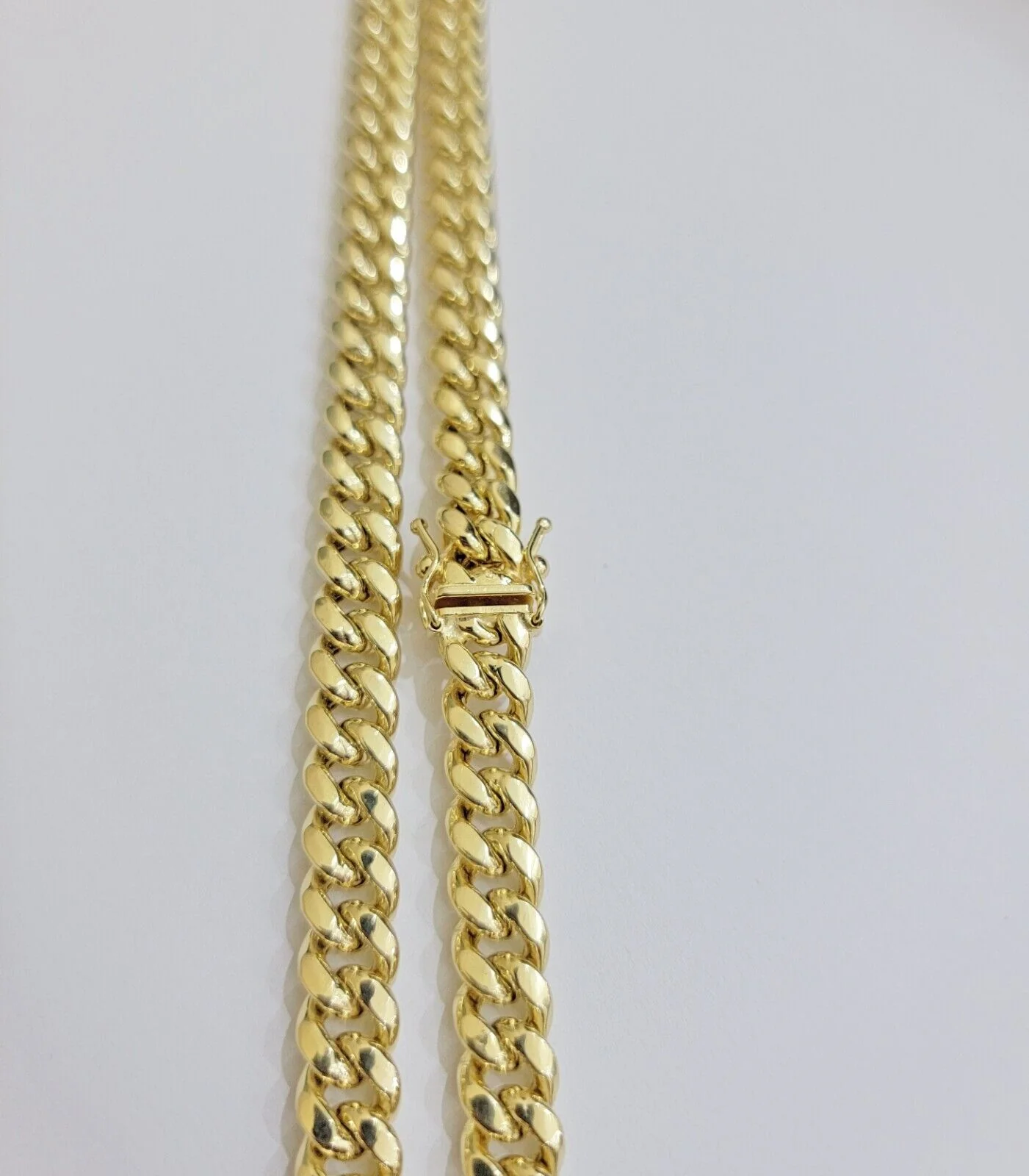 14k Yellow Gold Chain Necklace 8mm Miami Cuban Link 20 - 30 Inch REAL 14KT MEN'S - Image 7
