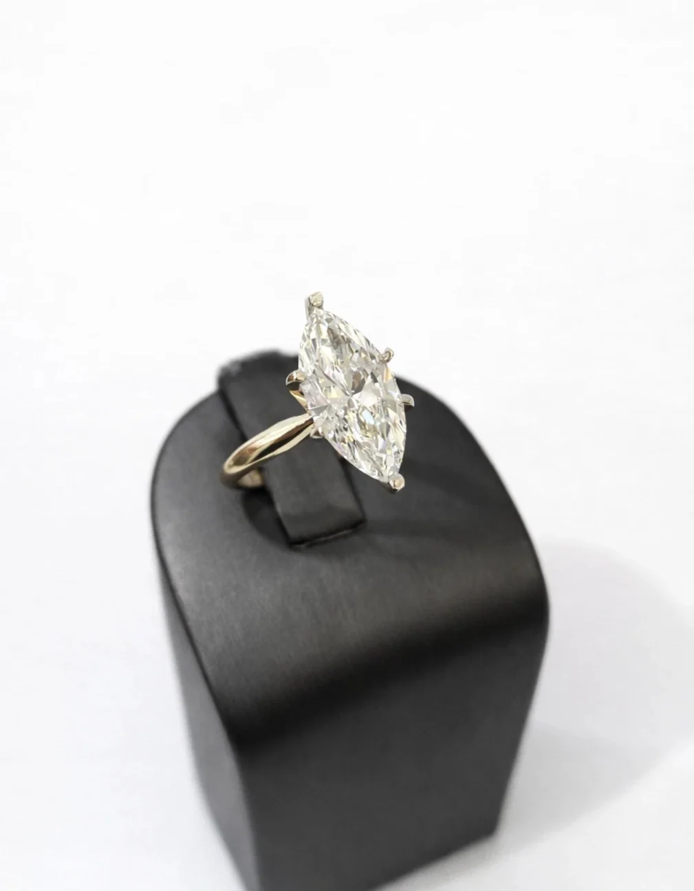 14k Yellow Gold Diamond Oval Ring LAB Created Wedding Engagement Ladies Women - Image 6