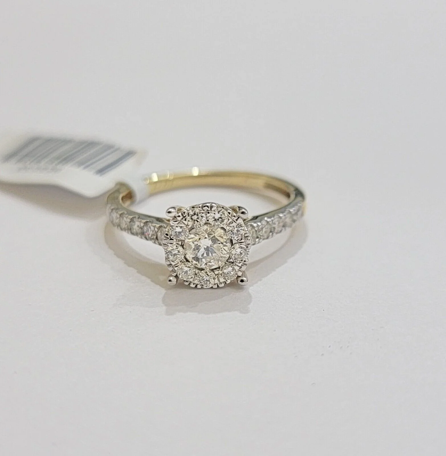 14k Yellow Gold Ladies Diamond Ring Wedding Engagement Women Solid Band REAL - Image 2