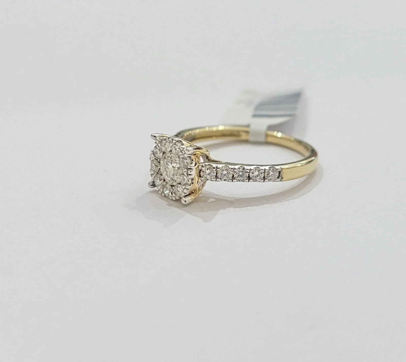 14k Yellow Gold Ladies Diamond Ring Wedding Engagement Women Solid Band REAL - Image 3
