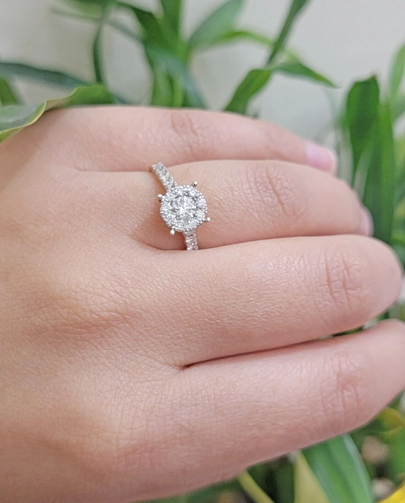 14k Yellow Gold Ladies Diamond Ring Wedding Engagement Women Solid Band REAL - Image 5