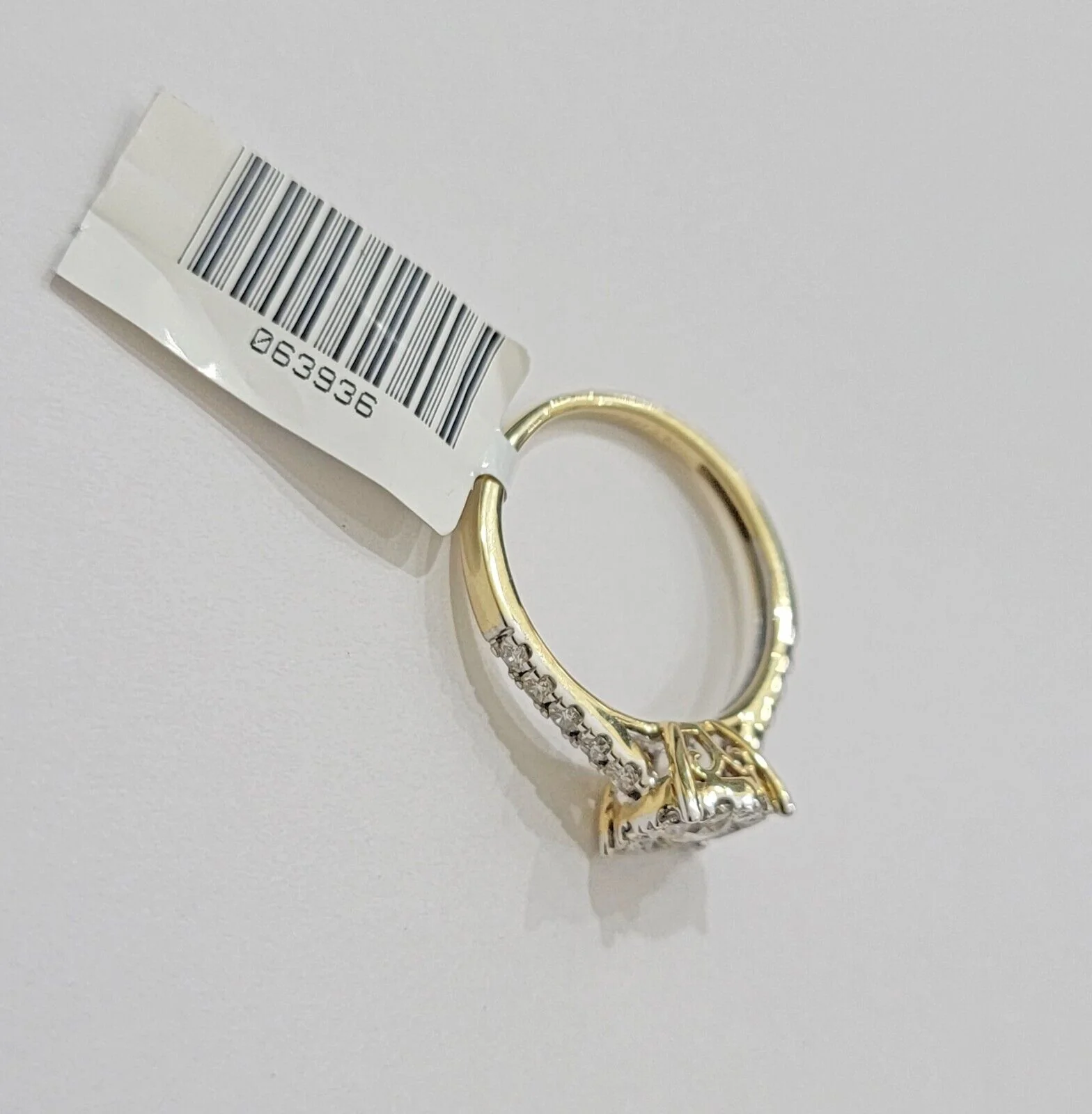14k Yellow Gold Ladies Diamond Ring Wedding Engagement Women Solid Band REAL - Image 7