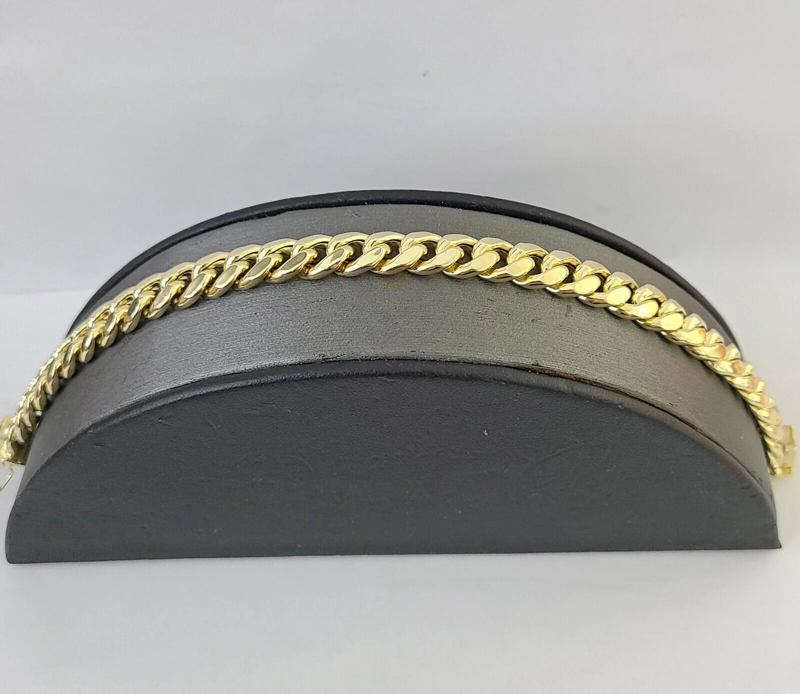 14K Yellow Gold Miami Cuban Bracelet 8.5" Inch 11mm Box Clasp Link Real 14Kt - Image 2