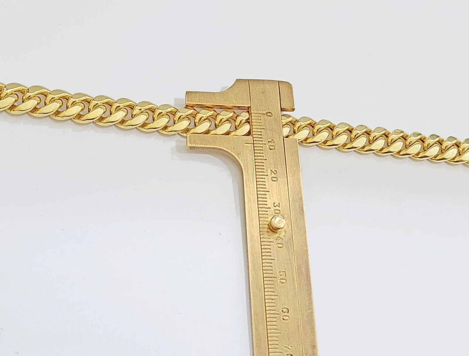 14k Yellow Gold Miami Cuban Link Chain 10mm 30" Necklace Box Lock Real 14kt - Image 6