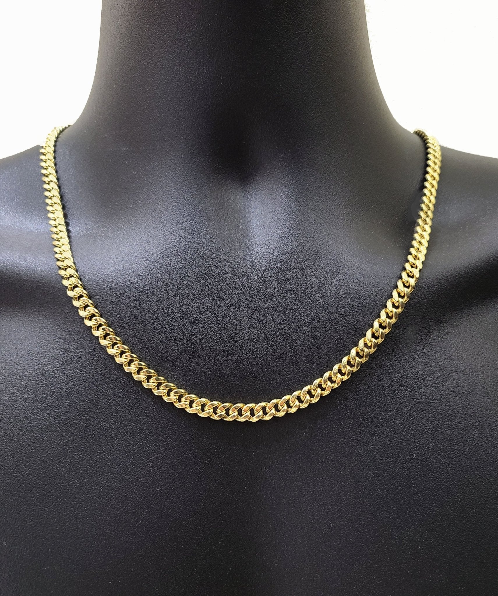 14k Yellow Gold Miami Cuban Link Chain 6mm 22" Necklace Box Lock Choker REAL - Image 5