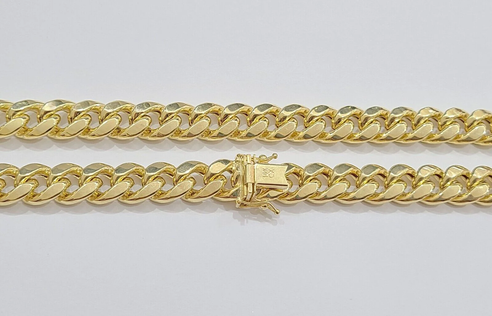 14k Yellow Gold Miami Cuban Link Chain 9mm 30" Necklace Box Lock Real 14kt - Image 6