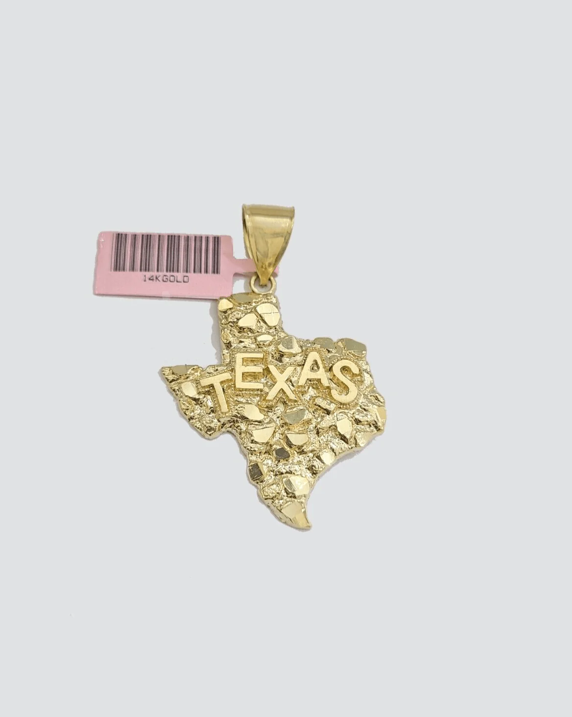 14k Yellow Gold Rope Chain 20'' Inch Necklace Texas Map Charm Pendant Real 14kt - Image 10