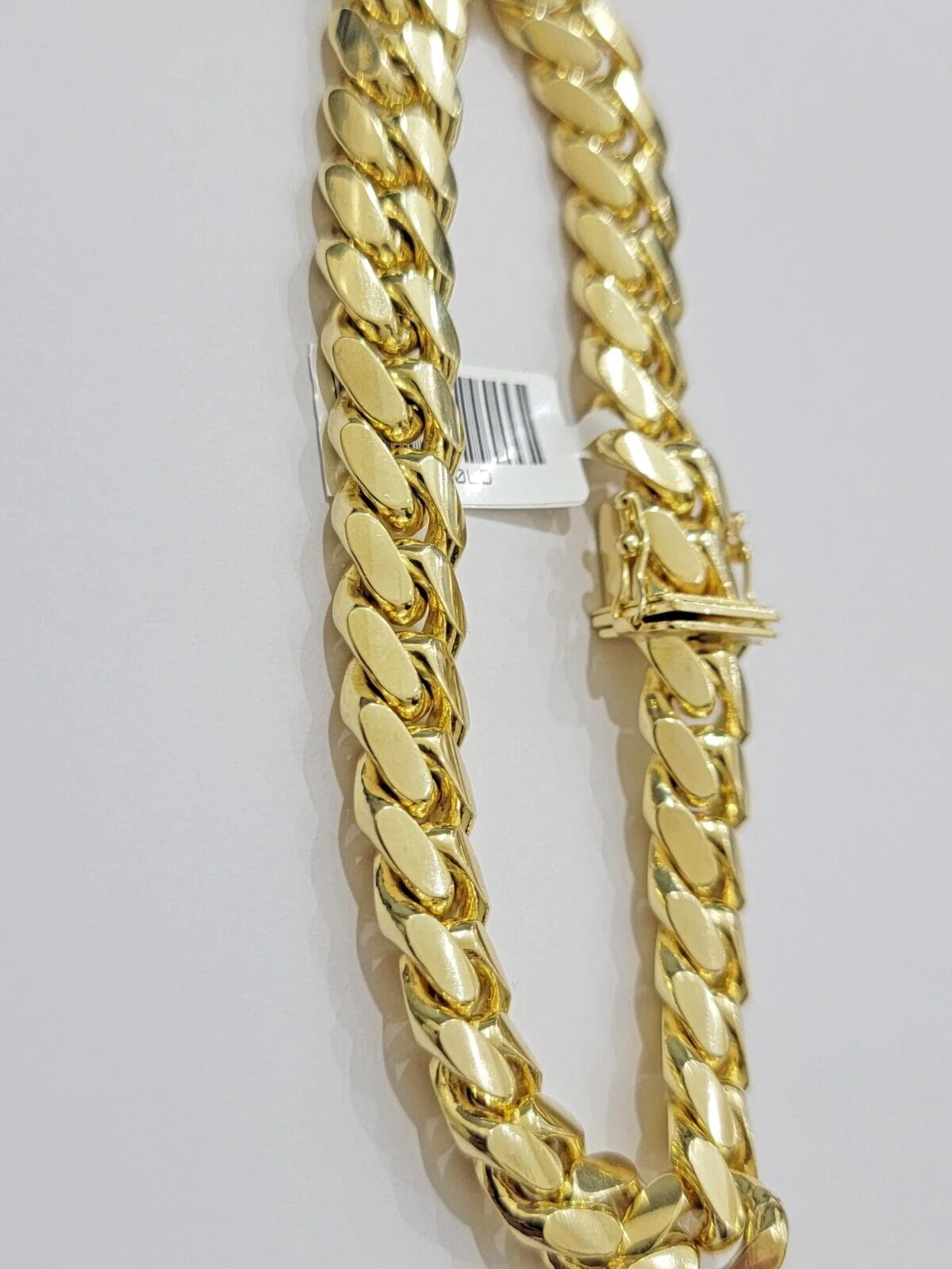 14k Yellow Gold Solid 10mm Bracelet Miami cuban Link 9" For Mens Real 14kt Heavy - Image 8