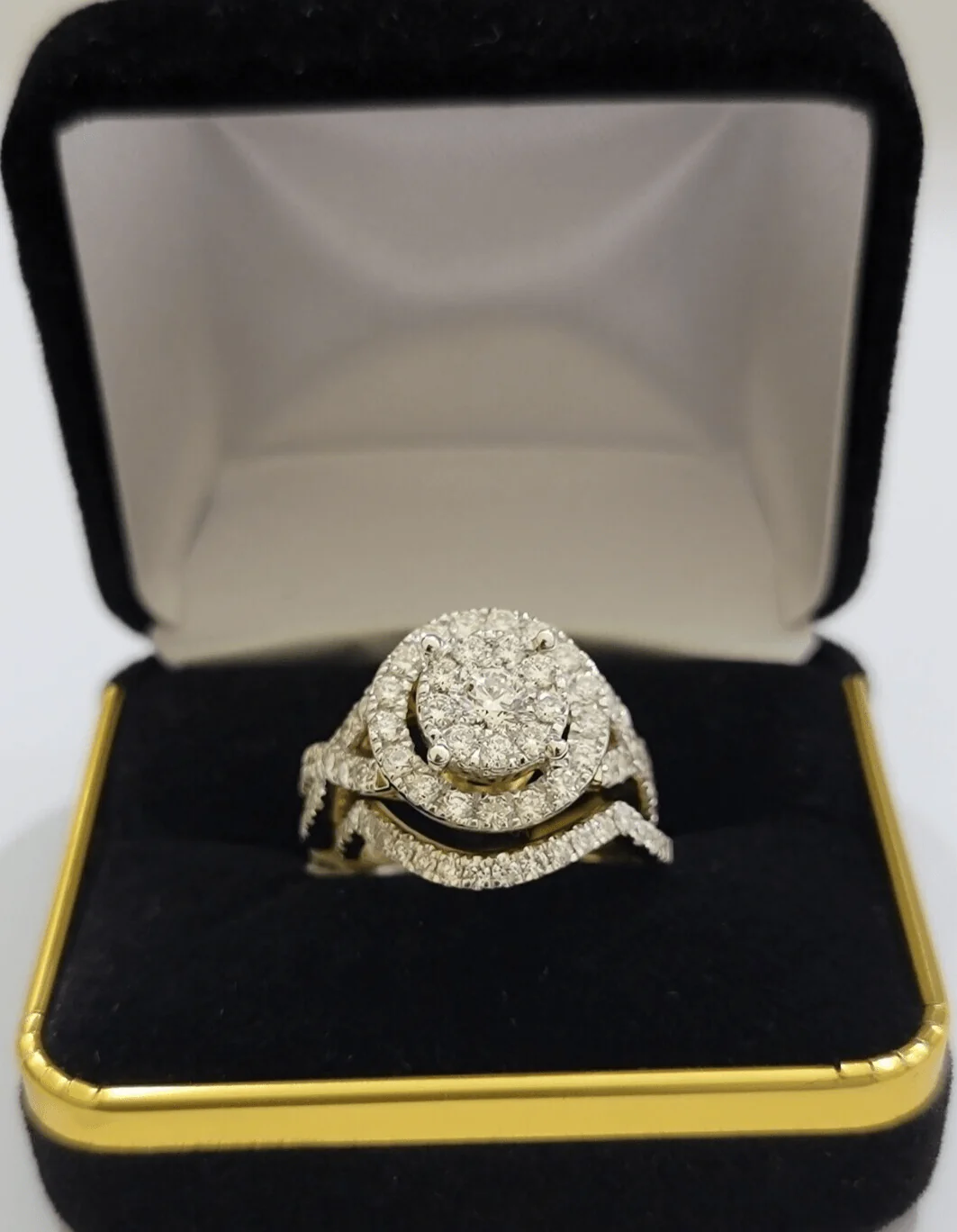 14kt Yellow Gold 2CT Diamond Ring Band Ladies Bridal Set Wedding Engagement SALE - Image 11