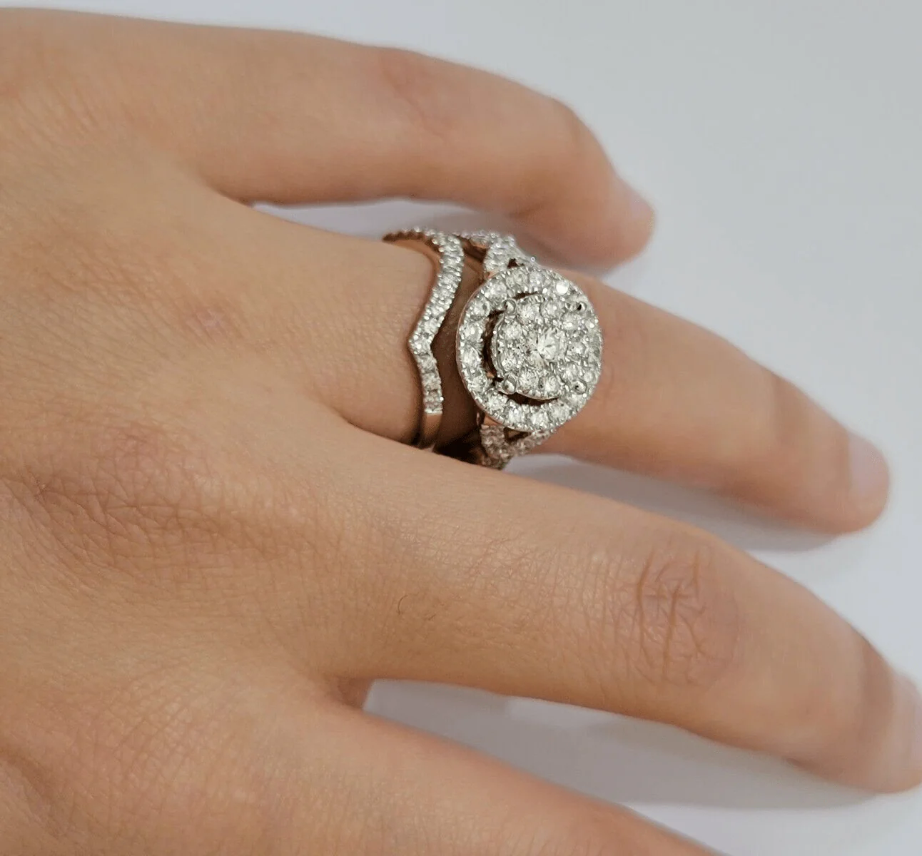 14kt Yellow Gold 2CT Diamond Ring Band Ladies Bridal Set Wedding Engagement SALE - Image 12