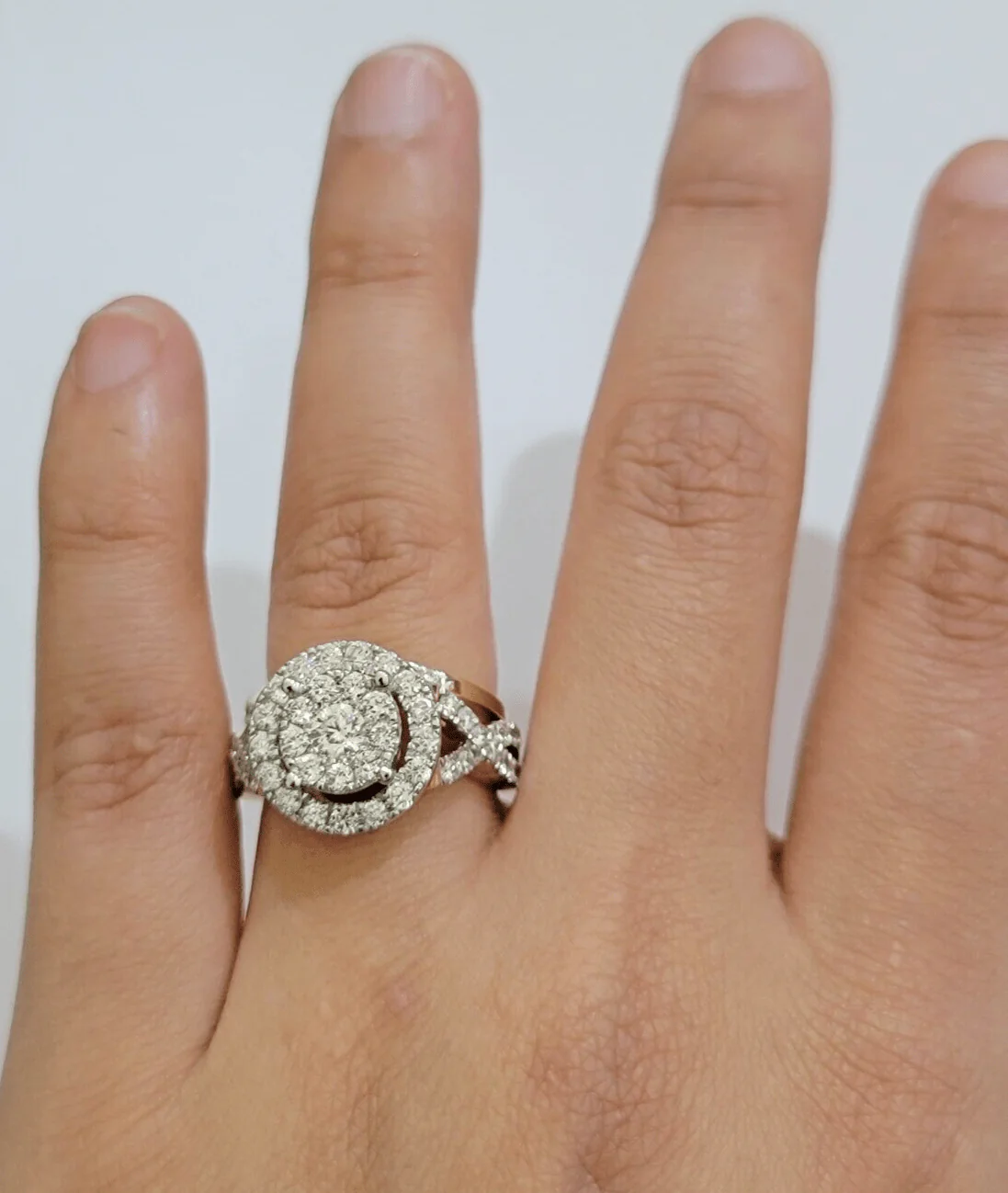 14kt Yellow Gold 2CT Diamond Ring Band Ladies Bridal Set Wedding Engagement SALE - Image 4