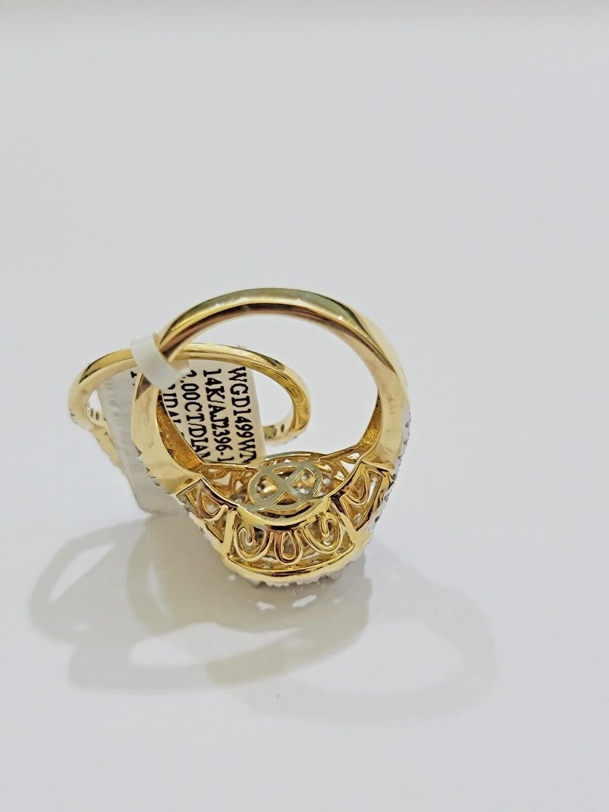 14kt Yellow Gold 2CT Diamond Ring Band Ladies Bridal Set Wedding Engagement SALE - Image 6