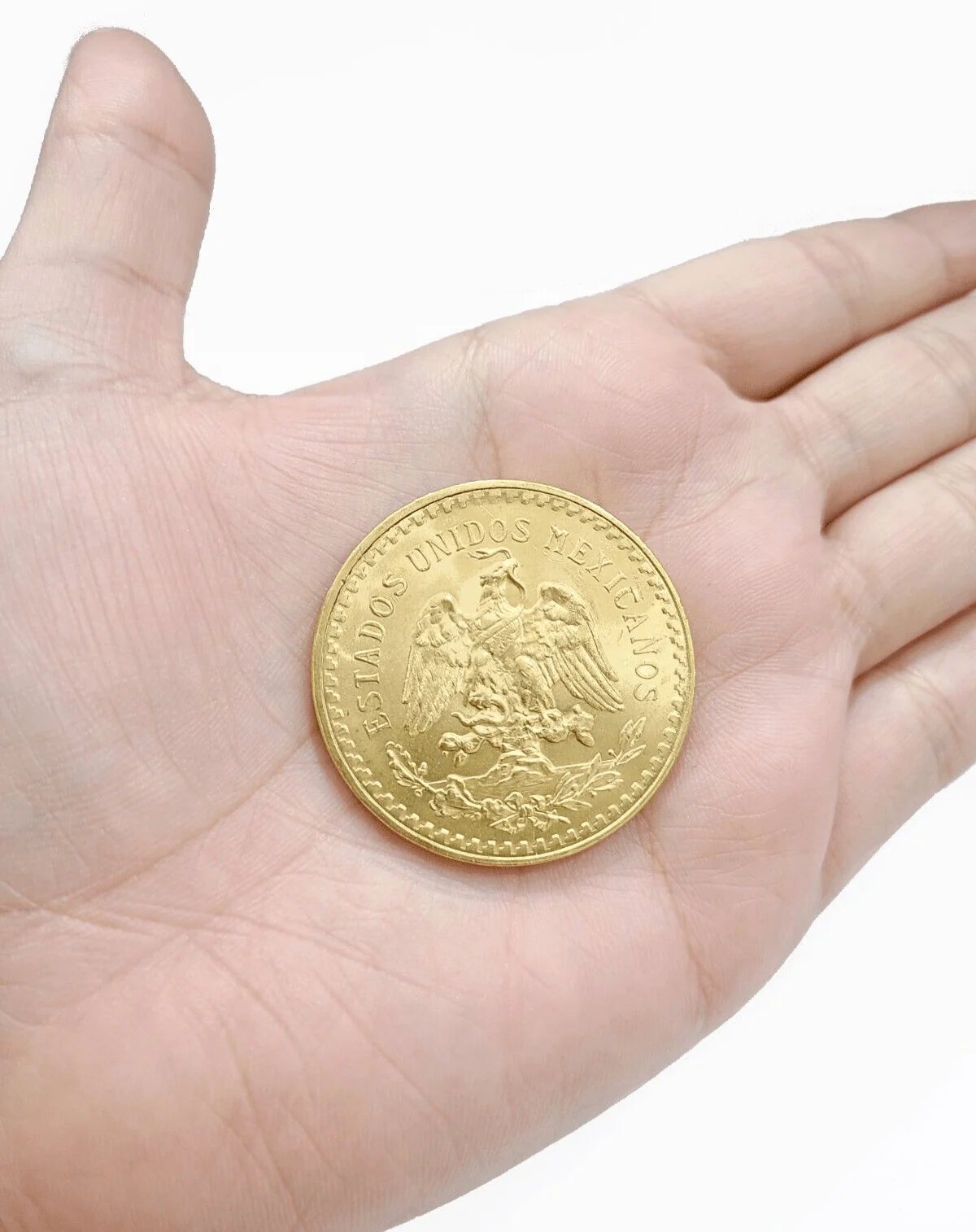 1947 Mexican Centenaro 50 Gold Pesos Coin Solid 22k Yellow Gold, Oro Centenario - Image 3