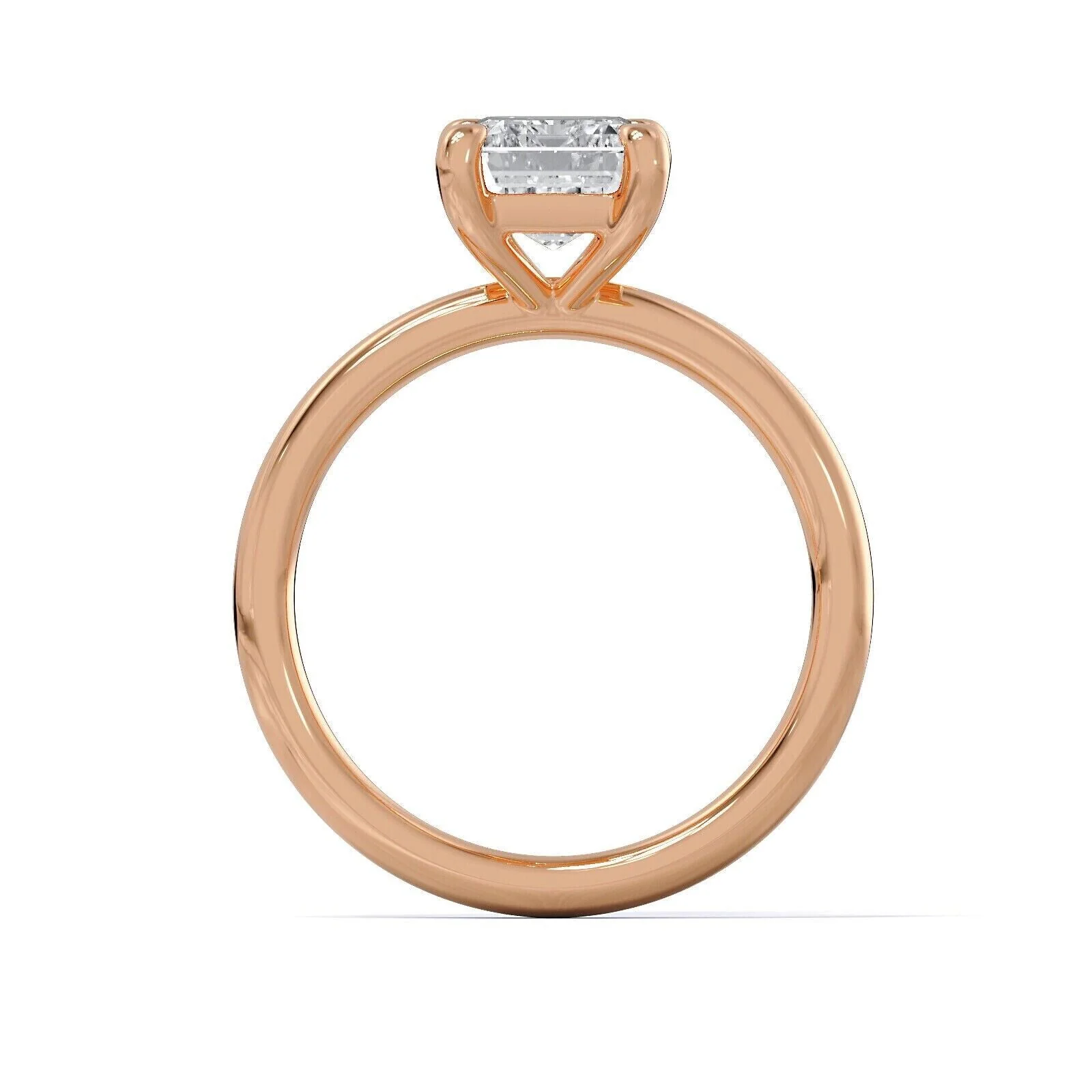 1CT IGI Certified Diamond Engagement Ring VS2 D Oval Lab-created 14k Yellow Gold - Image 9