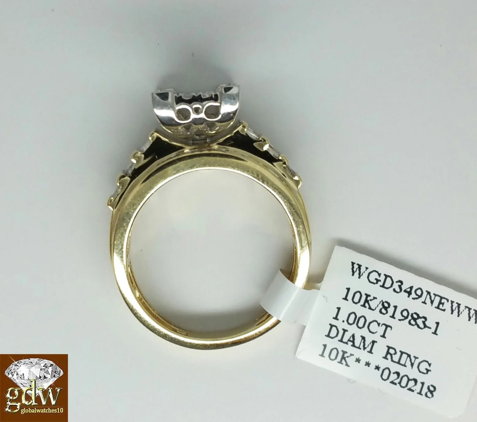 1CT REAL Diamond 10k Yellow Gold ladies Ring Wedding Anniversary Women Ring REAL - Image 6
