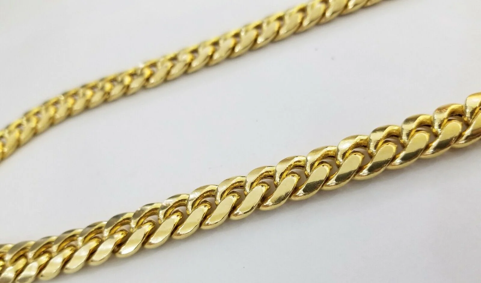 26" inch Real 14K Yellow Gold miami cuban chain 11mm Necklace Lobster lock 14kt - Image 4