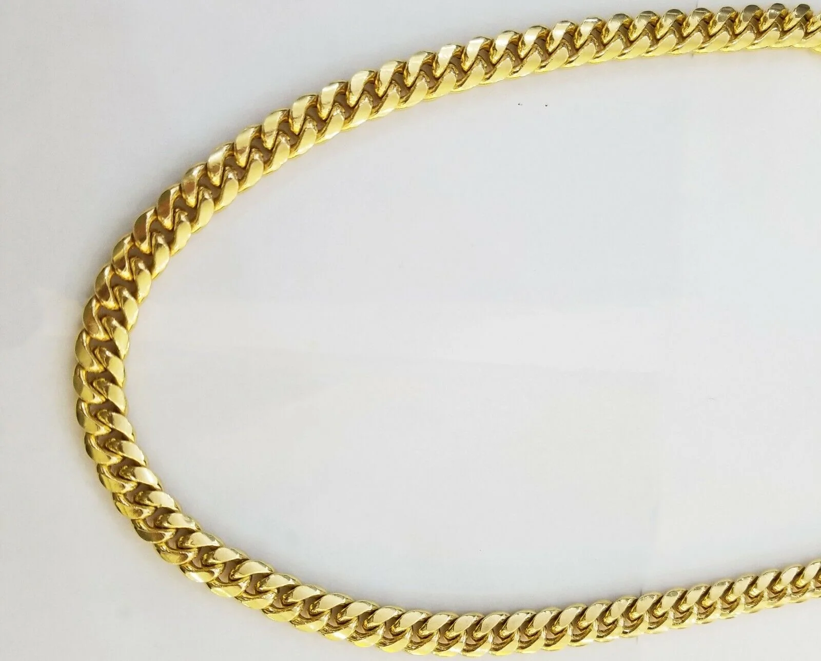 26" inch Real 14K Yellow Gold miami cuban chain 11mm Necklace Lobster lock 14kt - Image 7