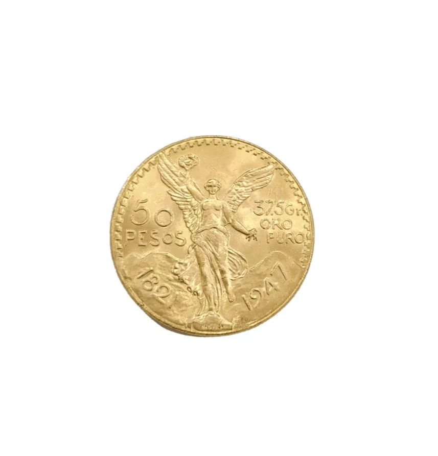 Centenario Coin 22k Solid Yellow Gold 50 Pesos 1947 Mexico/Mexican Coin Oro Puro - Image 2