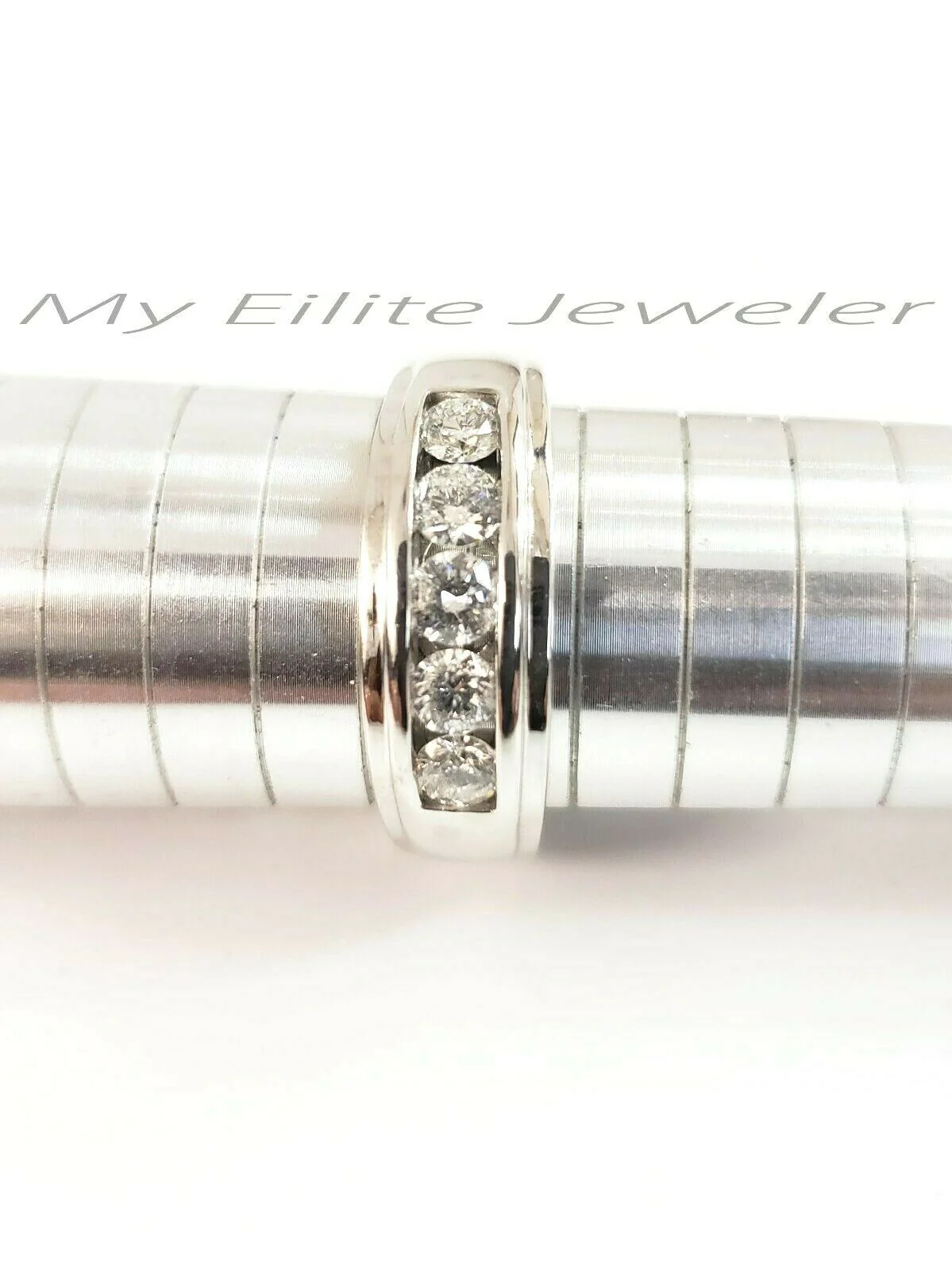 Men's 1 CT Solitaire Diamond Ring 10 K Solid White Gold Band Thick Bands Ring Sizes 6,7,8,9,10,11 & 12 - Image 4