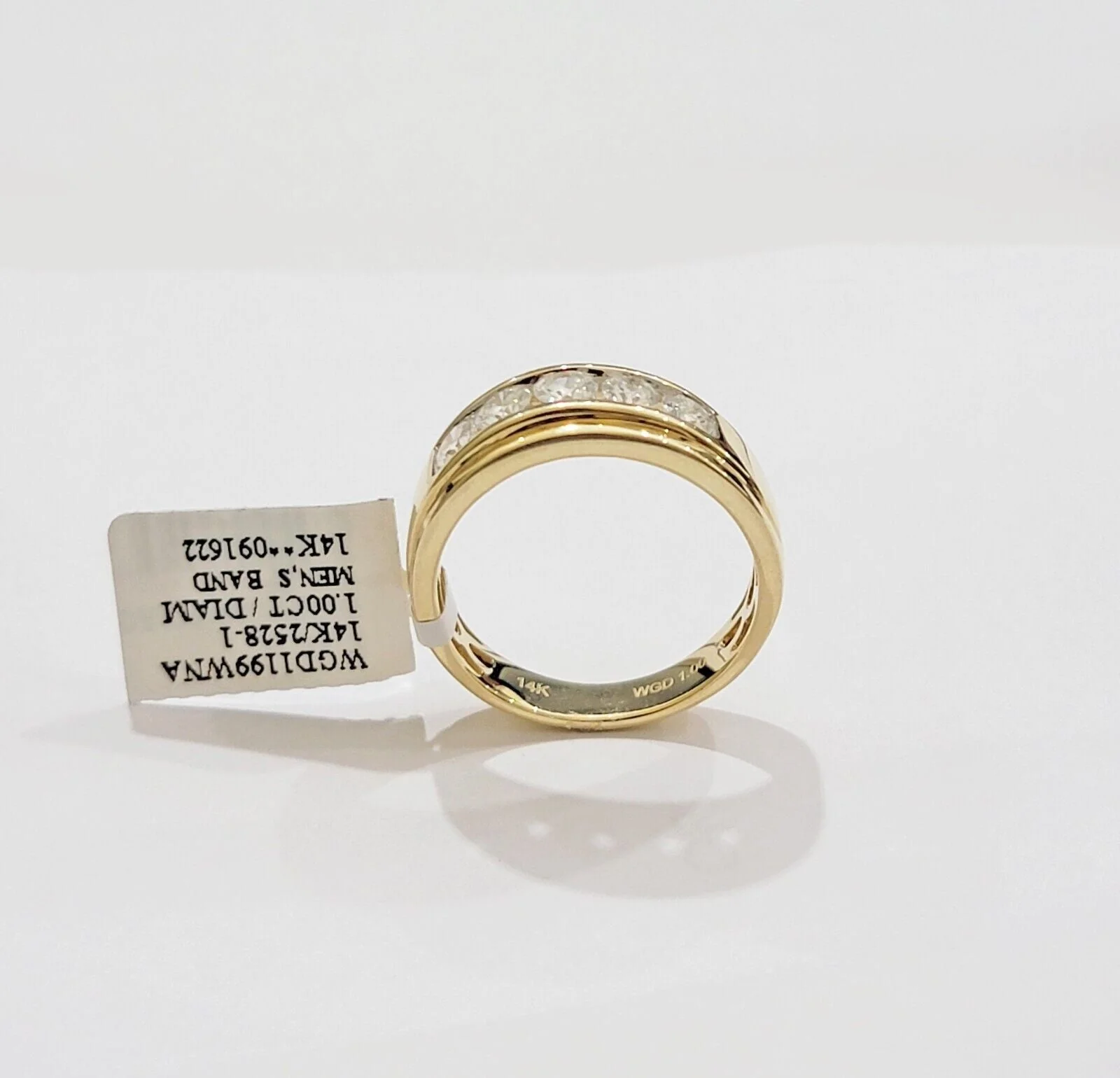 Mens 14k Gold Diamond Band Engagement Wedding Ring 1CT Natural Diamond Solid 10k - Image 7