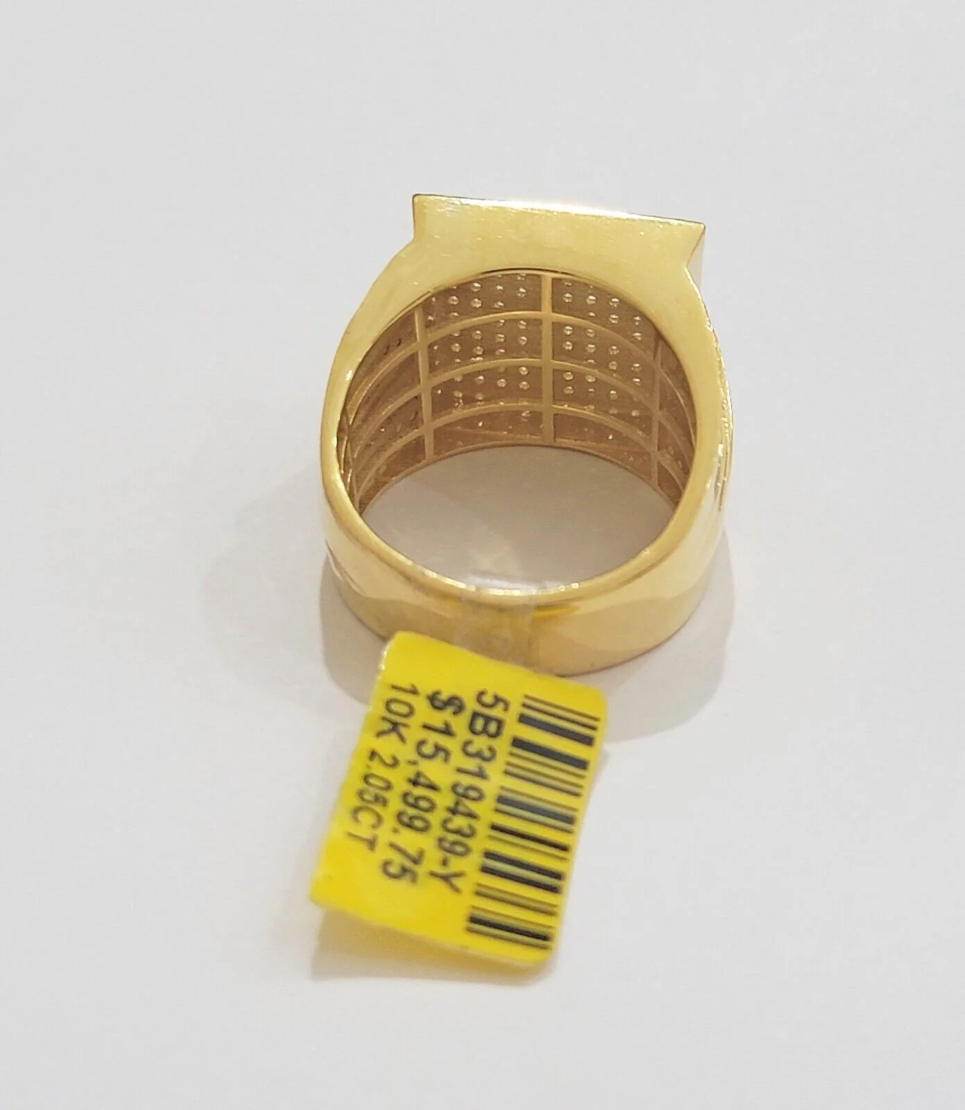 Mens diamond ring 10k yellow gold 2.05 Ct diamonds 10kt dark yellow gold Band All Sizes - Image 8