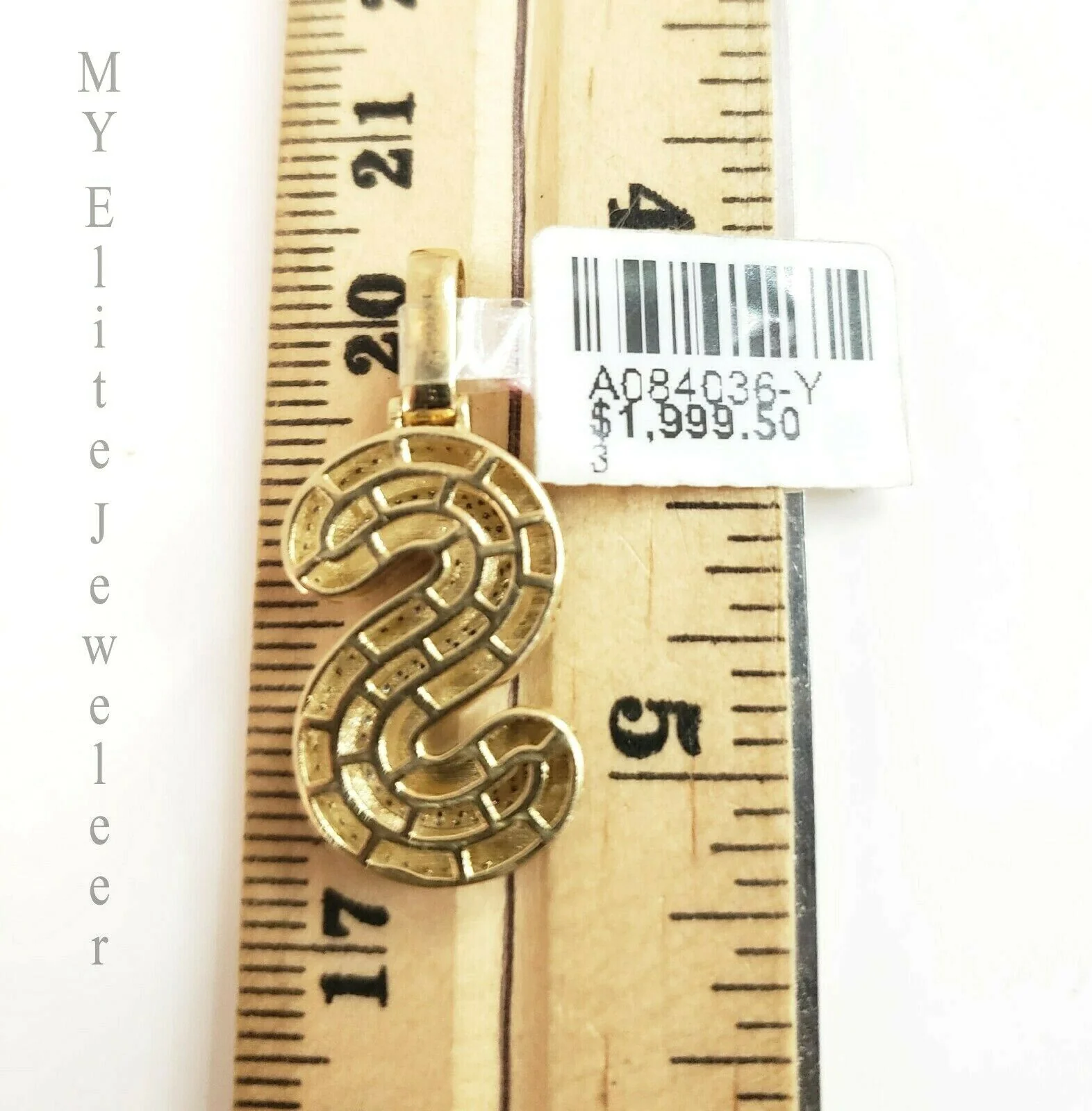 Mens Ladies Solid 10k 0.30CT Initial S Diamond Pendant Yellow Gold Alphabet REAL - Image 4