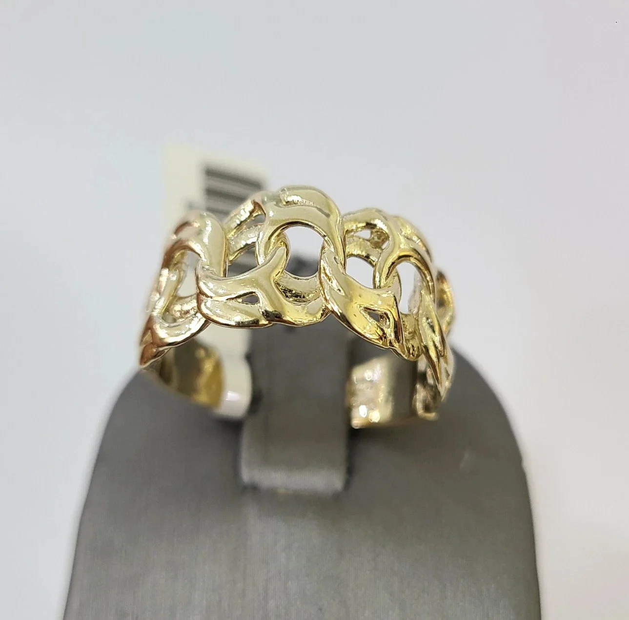 Real 10k Cuban Curb Ring Yellow Gold Women Men Genuine 10Kt - Image 7