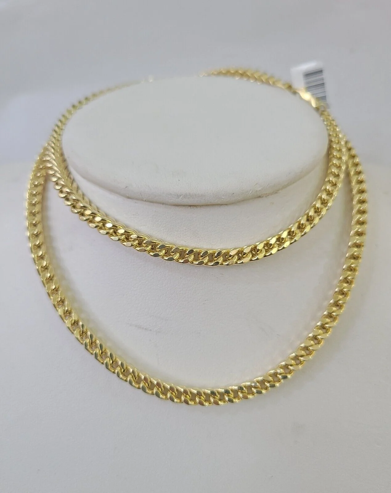 Real 10k Franco Chain Yellow gold 4mm 18inch necklace lobster lock 10kt - Image 5