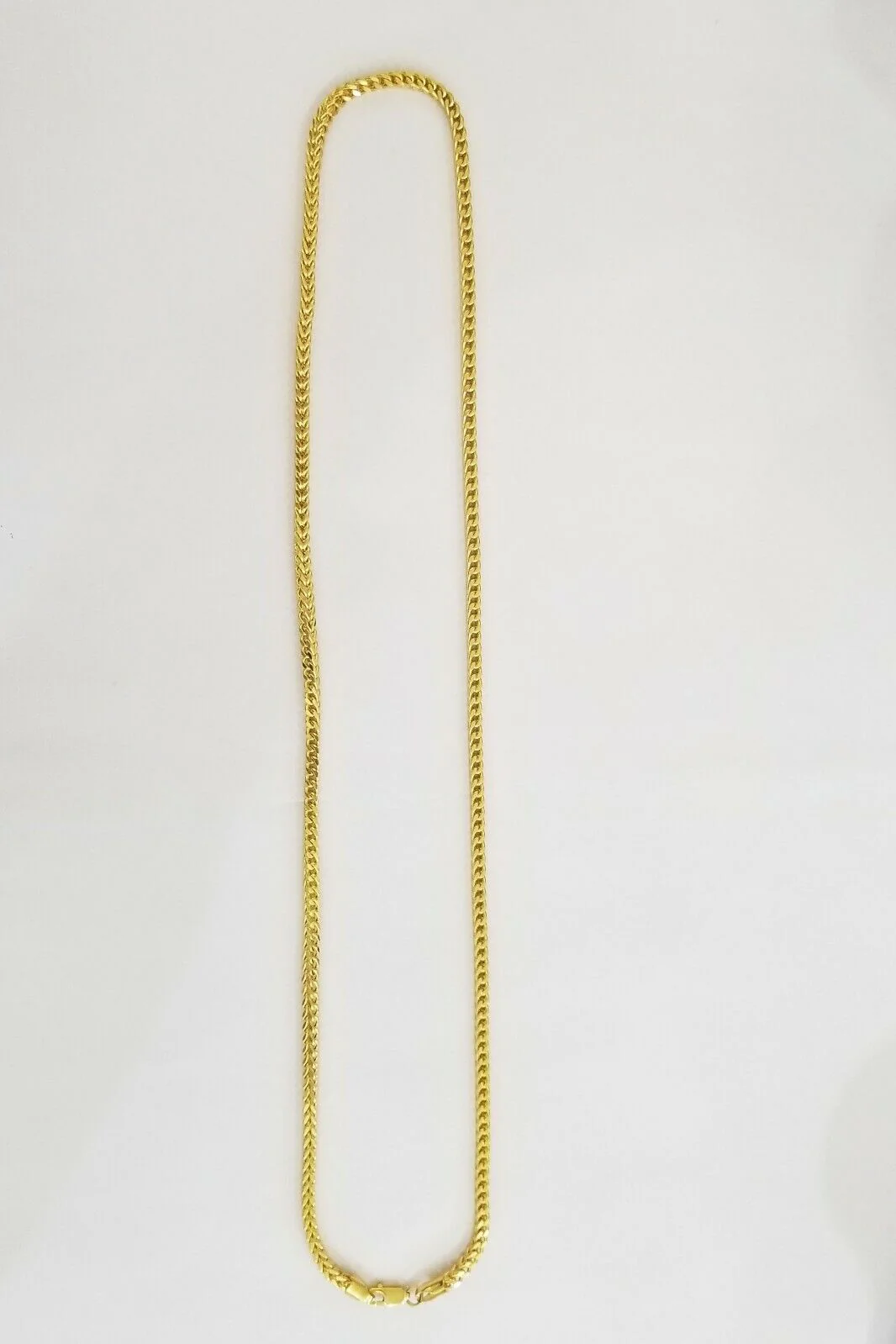 Real 10k Franco Yellow gold Chain 3mm 26 inch necklace lobster lock 10kt - Image 4
