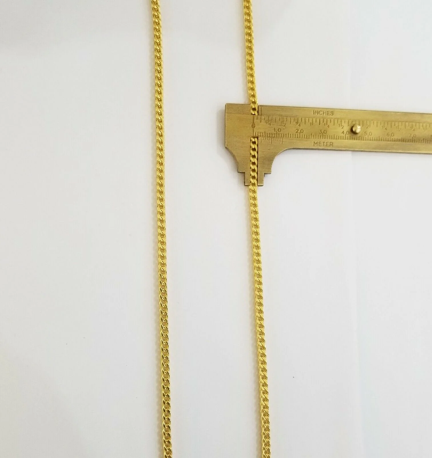 Real 10k Franco Yellow gold Chain 3mm 26 inch necklace lobster lock 10kt - Image 7