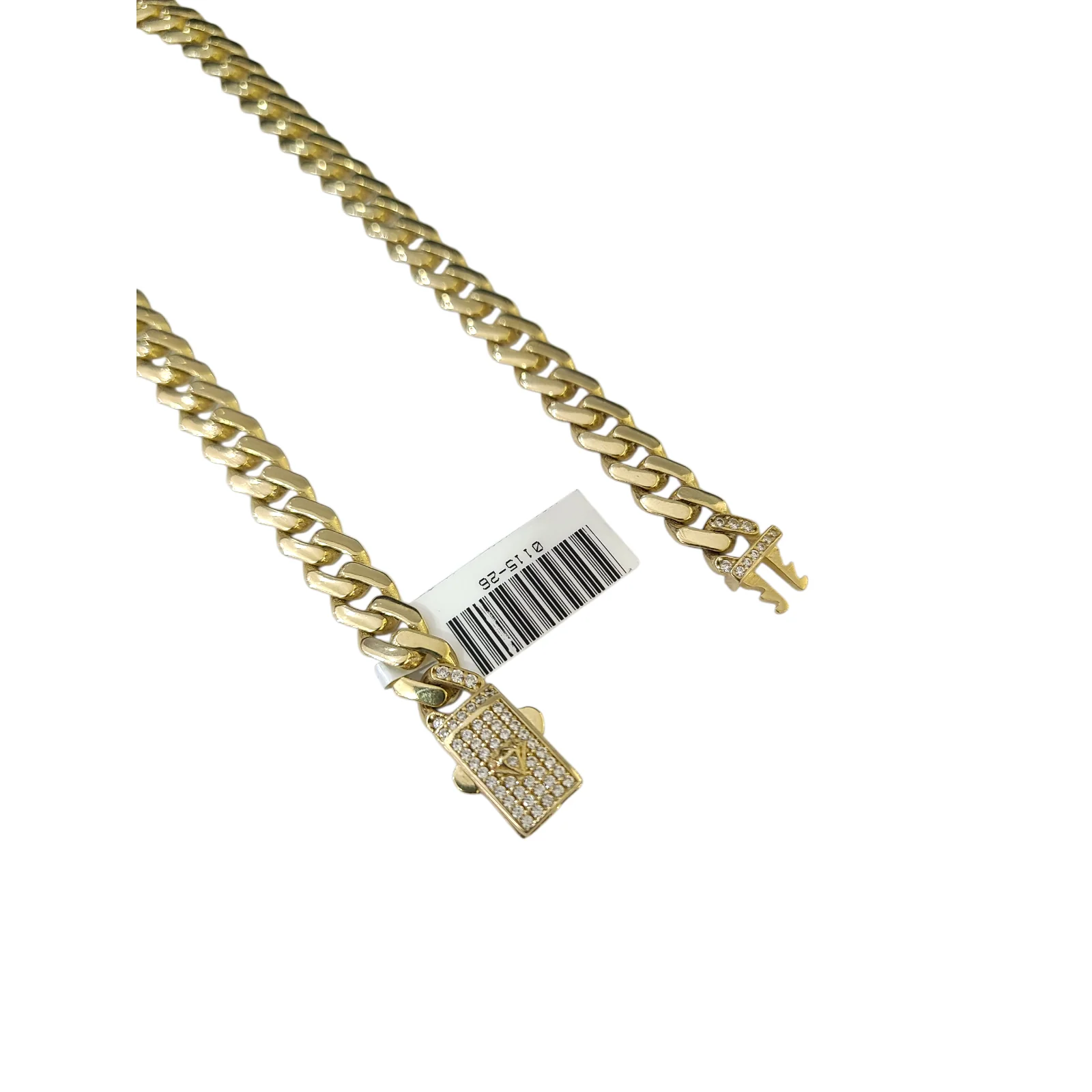 Real 10k Gold Chain 7mm Monaco Cuban Link Necklace 24'' Men's 10kt Yellow Gold - Image 4