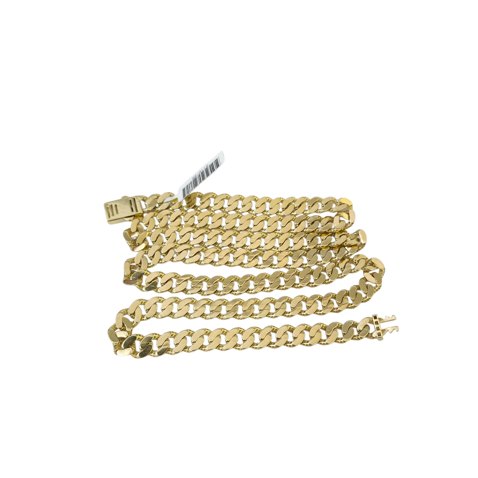 Real 10k Gold Chain 7mm Monaco Cuban Link Necklace 24'' Men's 10kt Yellow Gold - Image 6