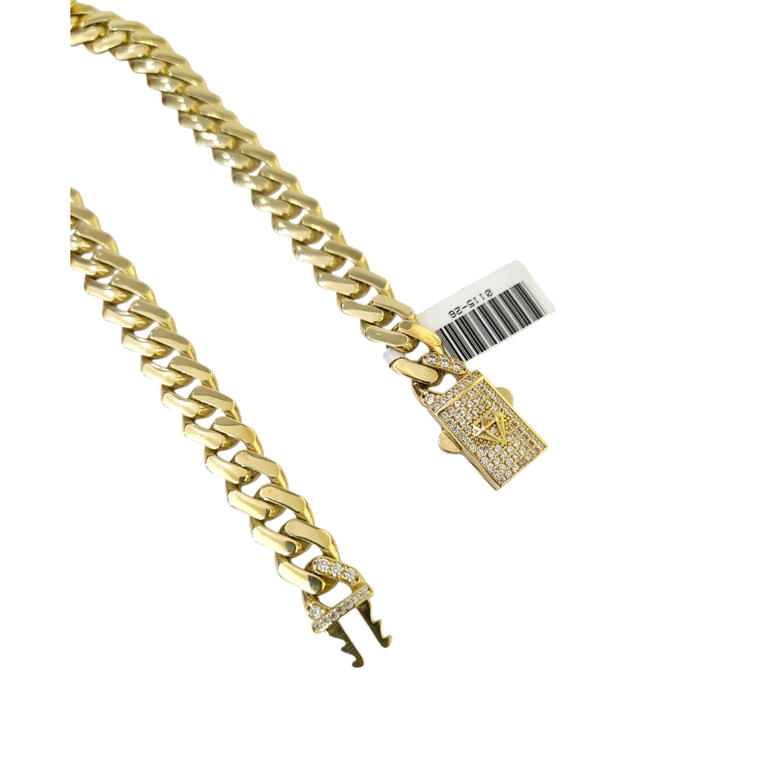 Real 10k Gold Chain 9mm Monaco Cuban Link Necklace 24'' Men's 10kt Yellow Gold - Image 3