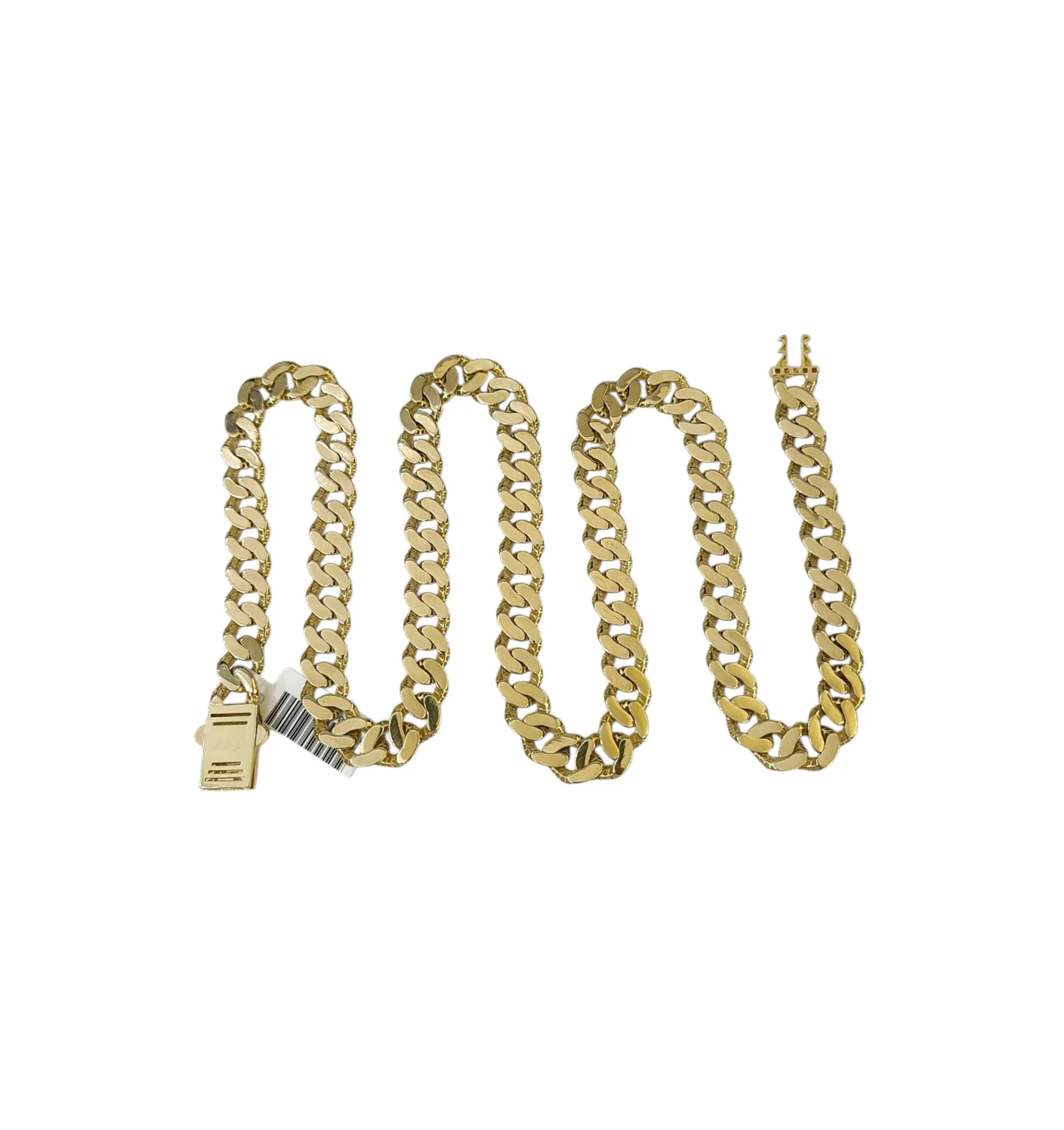 Real 10k Gold Chain 9mm Monaco Cuban Link Necklace 24'' Men's 10kt Yellow Gold - Image 6