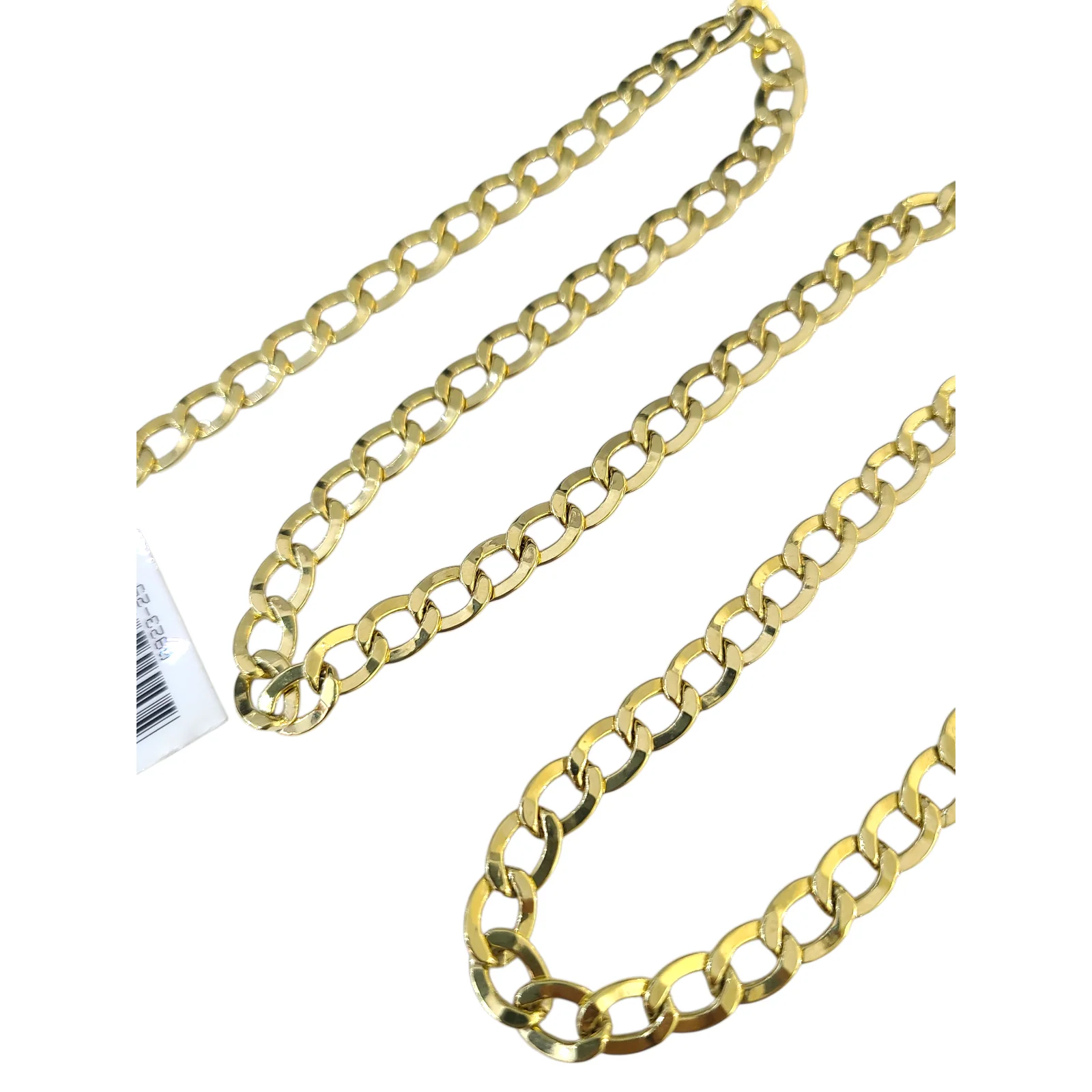 Real 10k Gold Chain Cuban Curb Link 20 Inch 5.5mm 10kt Yellow Gold Necklace - Image 6