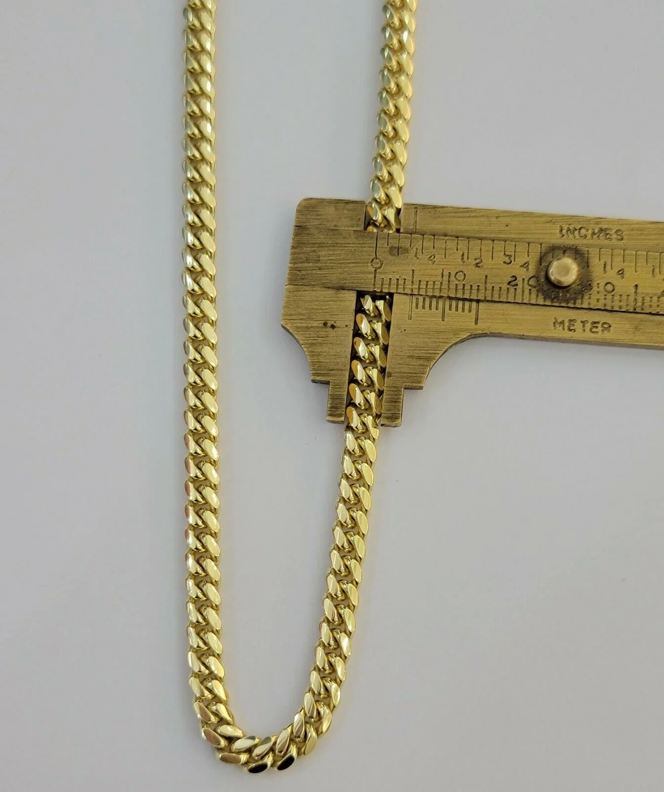 Real 10k Gold Chain Miami Cuban Link 5MM Necklace 18"-24" SOLID 10kt  Men Women - Image 3
