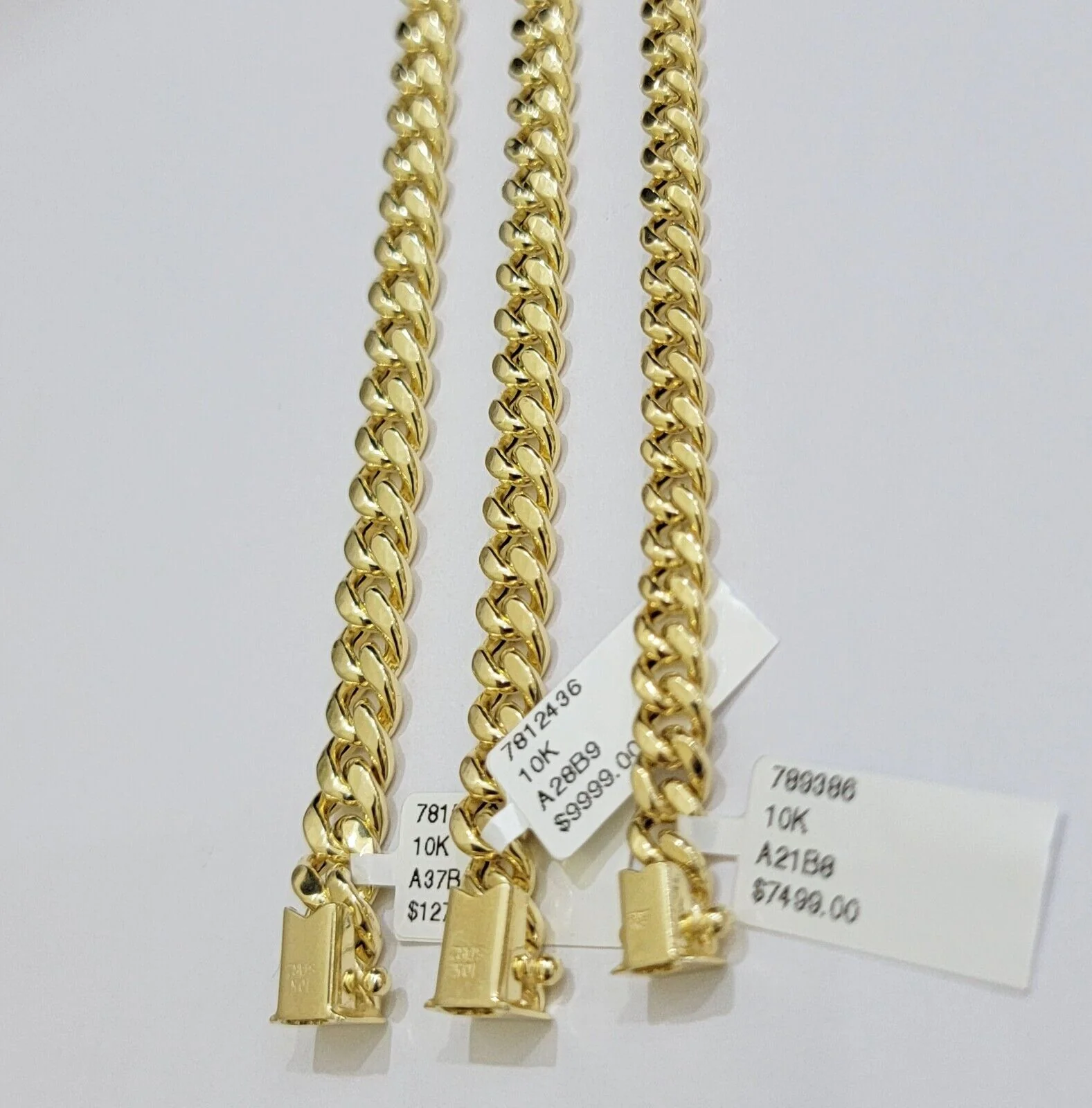 Real 10k Gold Chain Necklace Miami Cuban Link 20 - 30 Inch Mens 10KT 6mm 7mm 8mm - Image 8