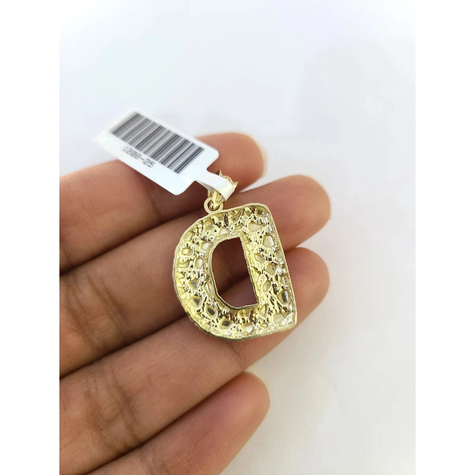 Real 10k Gold Franco Chain D Initial Charm Pendant Necklace SET 2.5mm 16"-26" - Image 7