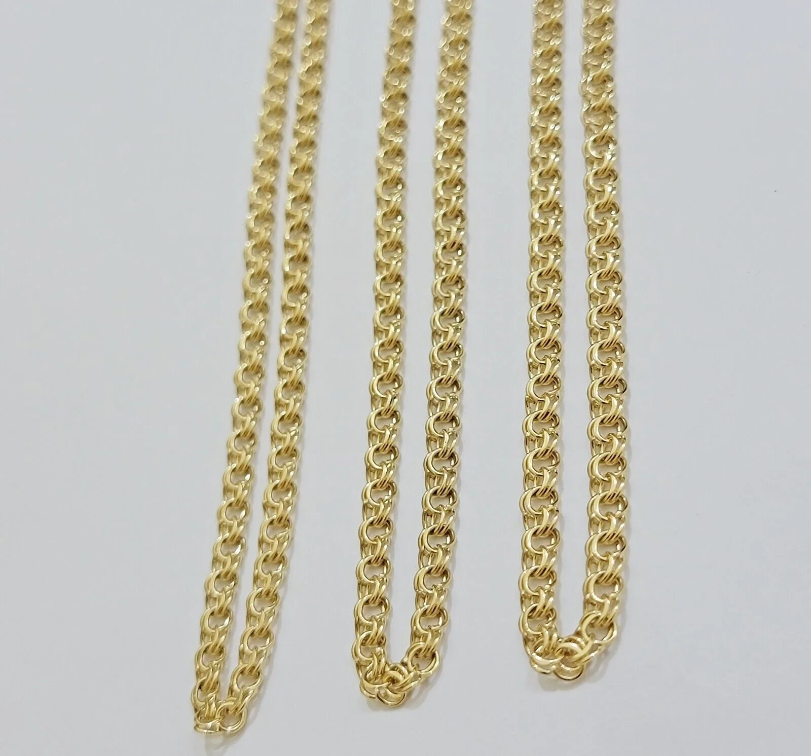 Real 10k Gold Kids Chino Chain Necklace 16 Inch 5mm SOLID 10KT Yellow Gold - Image 5