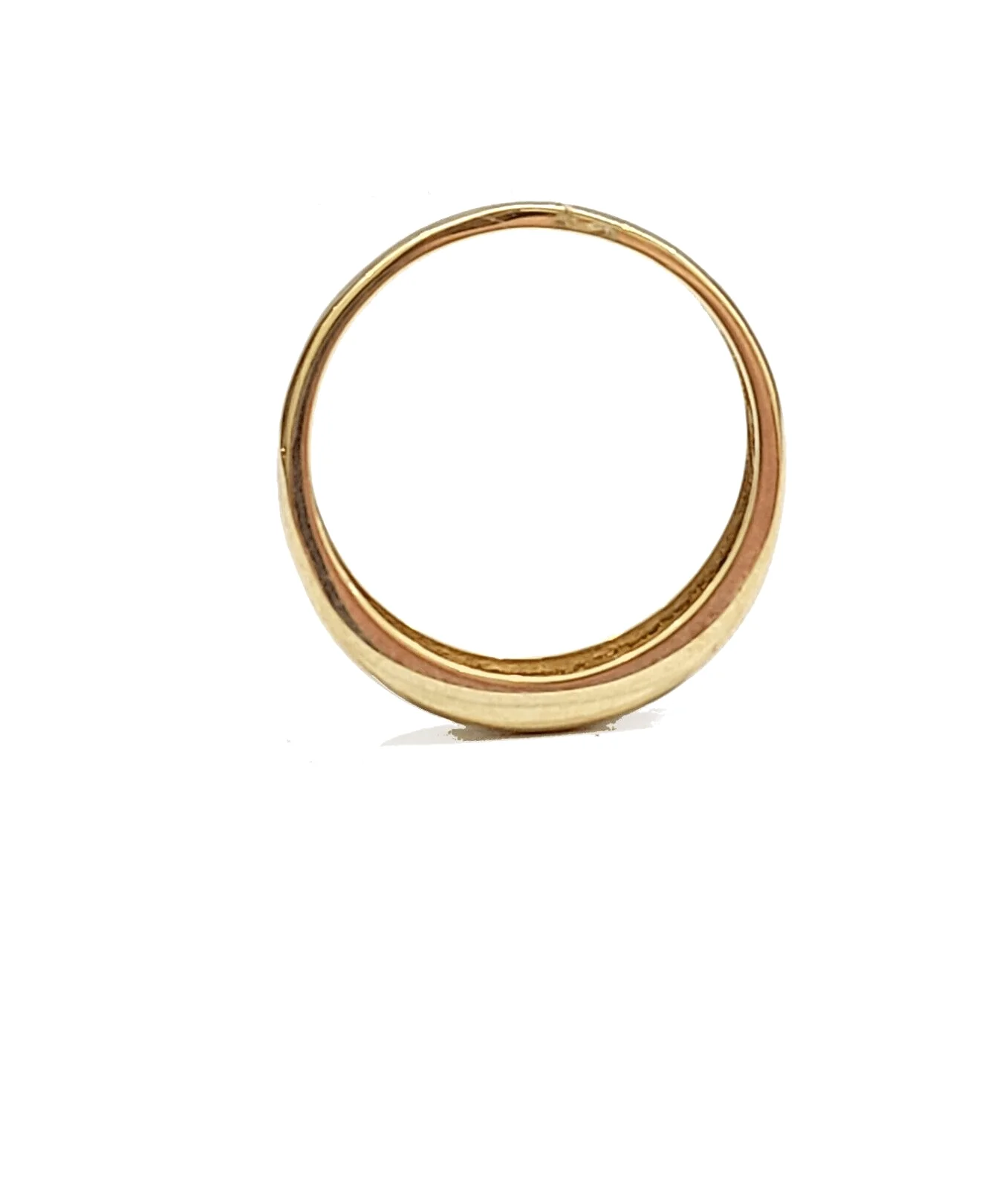 Real 10k Gold Men's Ring 10kt Yellow gold, Wedding Band Diamond Ring Sizes 6,7,8,9,10,11 & 12 - Image 3