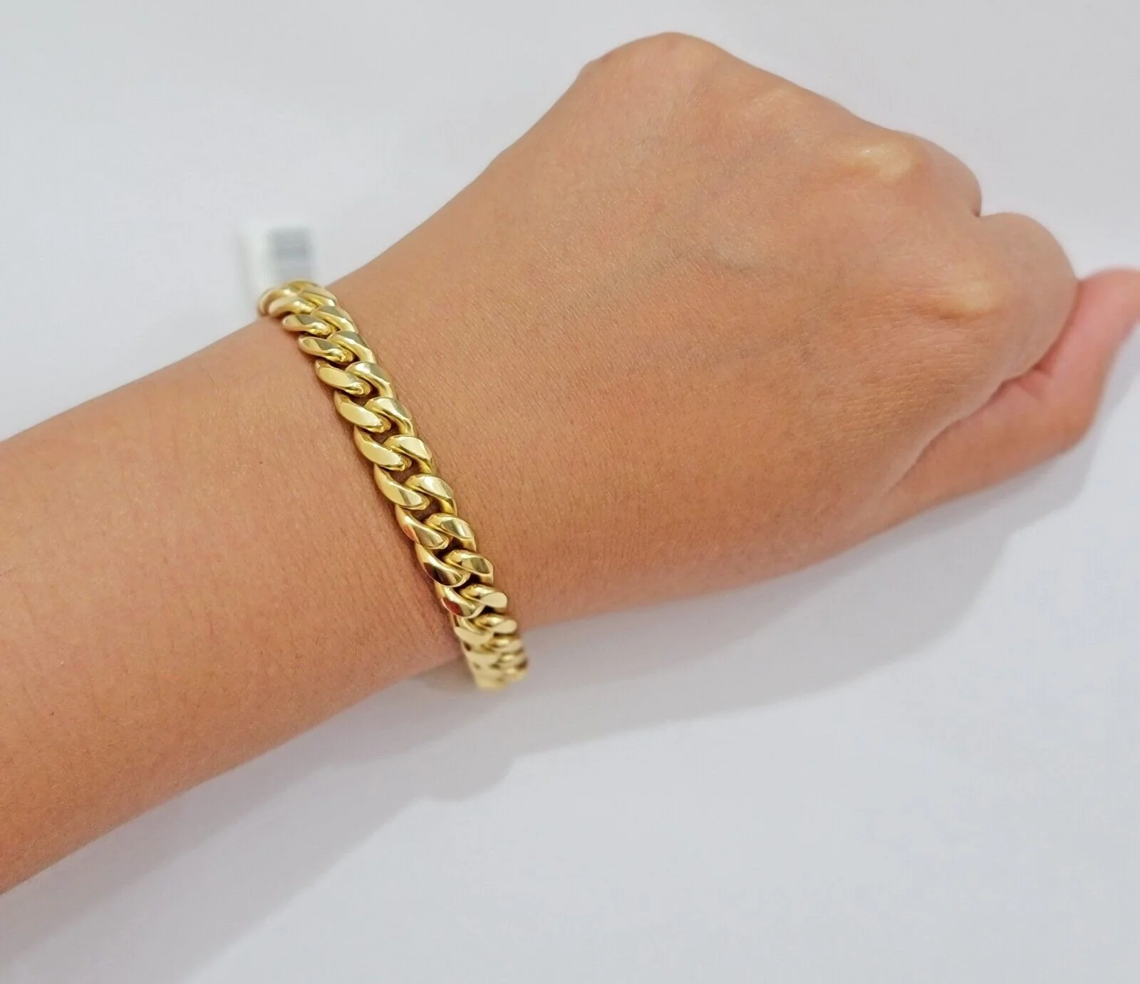REAL 10k Gold Miami Cuban Bracelet 8" 8mm 10 kt Yellow Gold Strong SOLID Links - Image 7