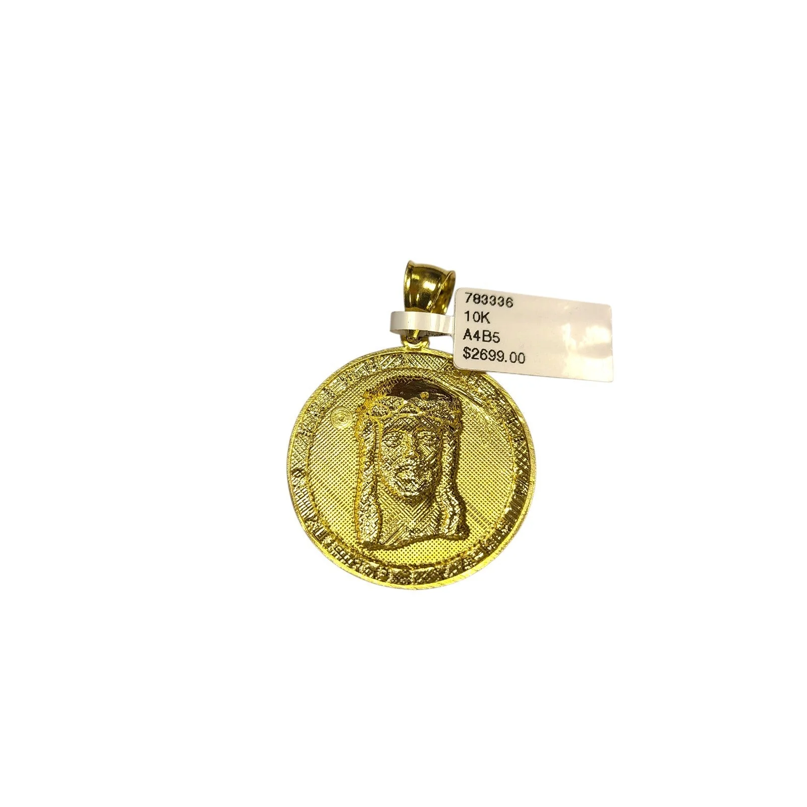 Real 10K Gold Miami Cuban Chain Jesus Christ 20"-28" 4mm Pendant Necklace SET - Image 7