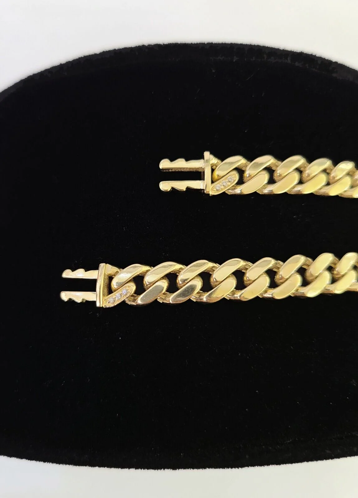 Real 10k Gold Monaco link Bracelet 7mm 7" 8" 10kt Men Women Box Clasp Genuine - Image 7