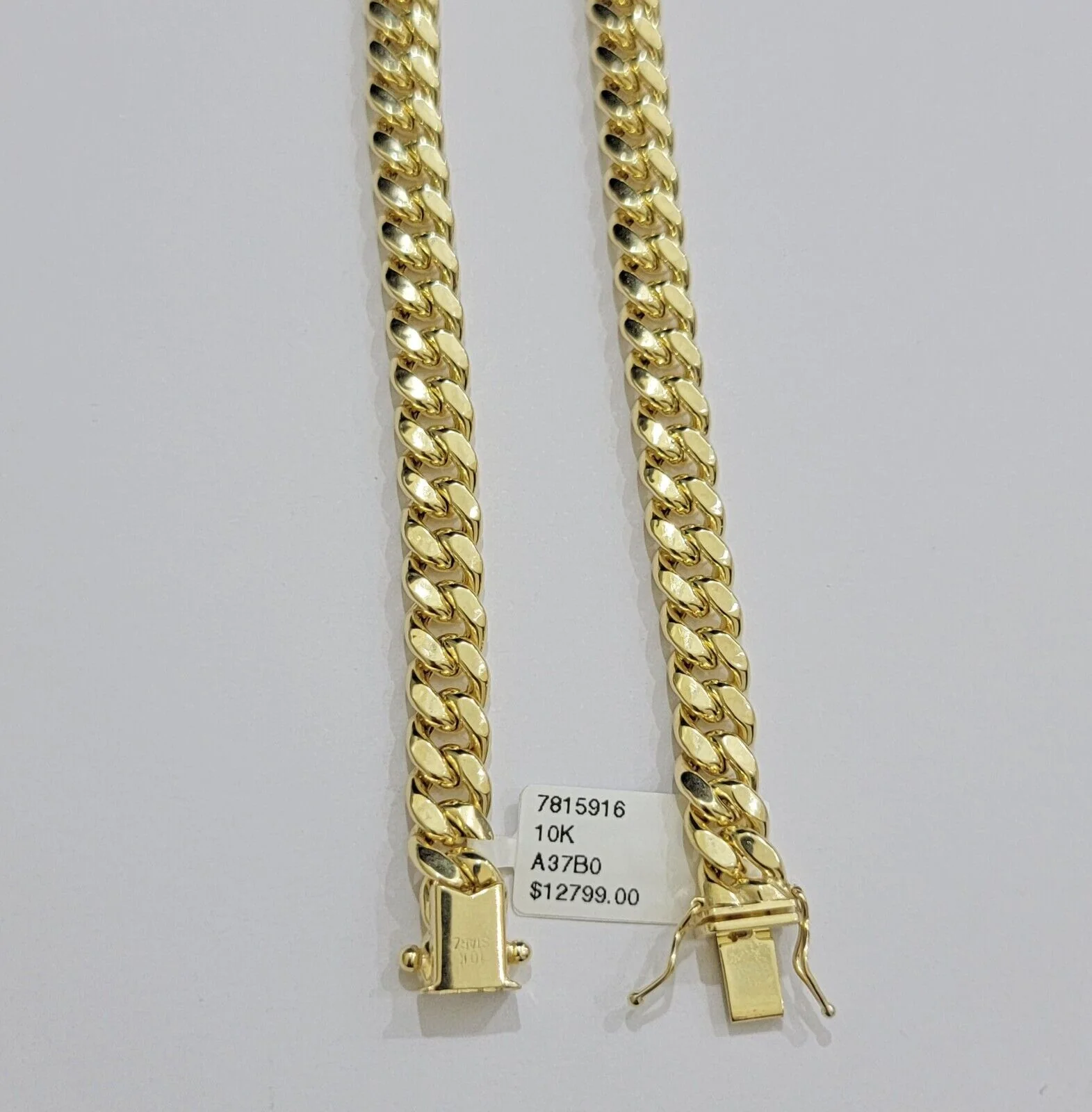 Real 10k Gold Necklace 20 Inch Chain Miami Cuban Link Men's 10KT STRONG LINKS - Image 5