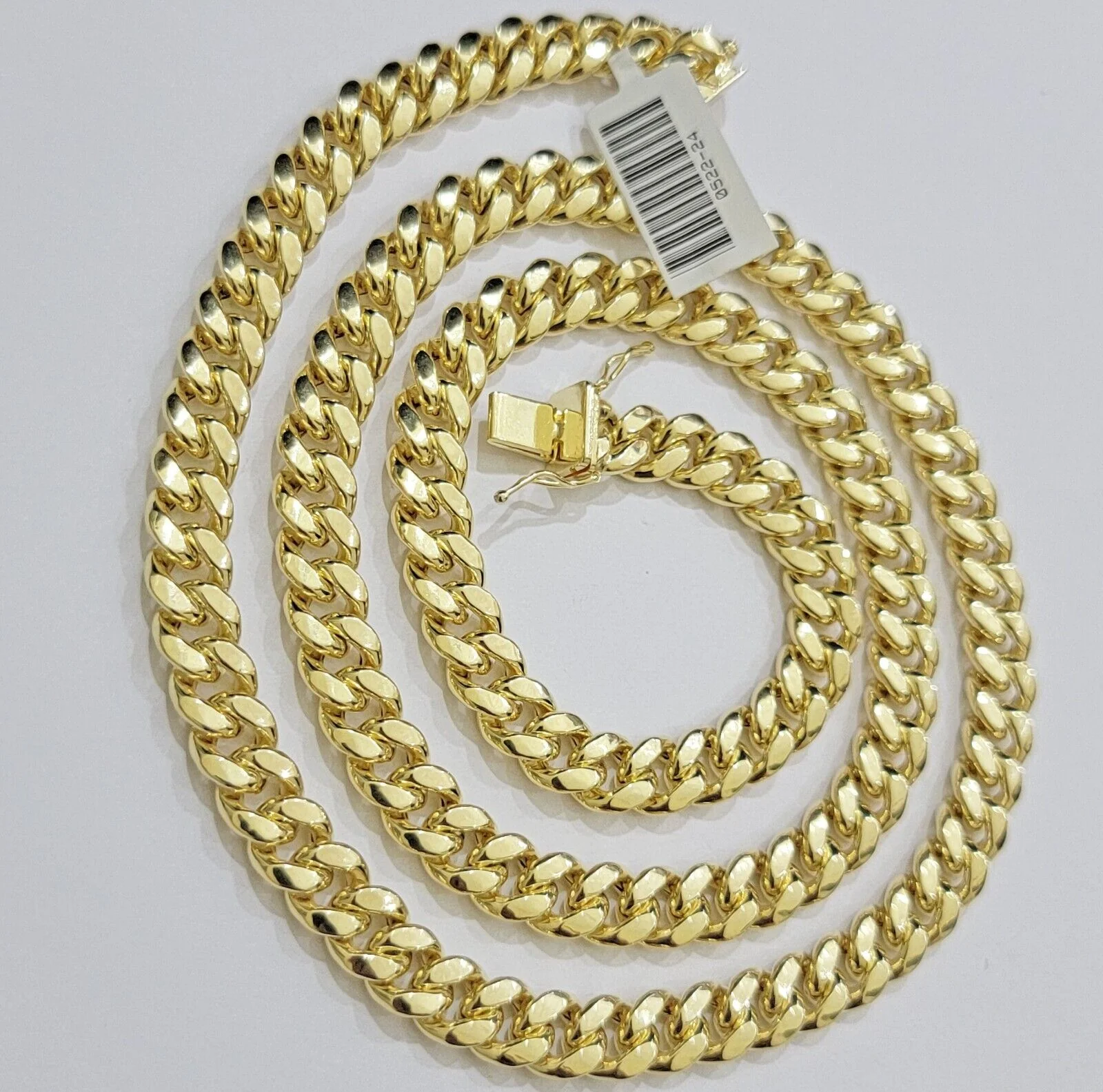 Real 10k Gold Necklace 8mm Miami Cuban Link Chain 20 - 30 Inch Men's 10KT STRONG - Image 6
