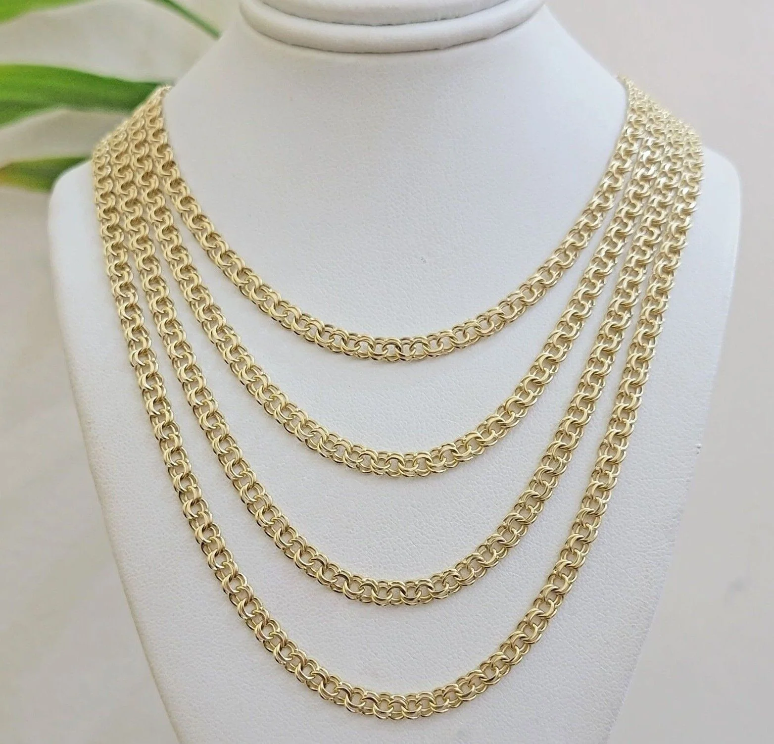 Real 10k Gold Necklace Chain Chino Link 5mm SOLID 16 - 24 Inch Men Women Kids - Image 7